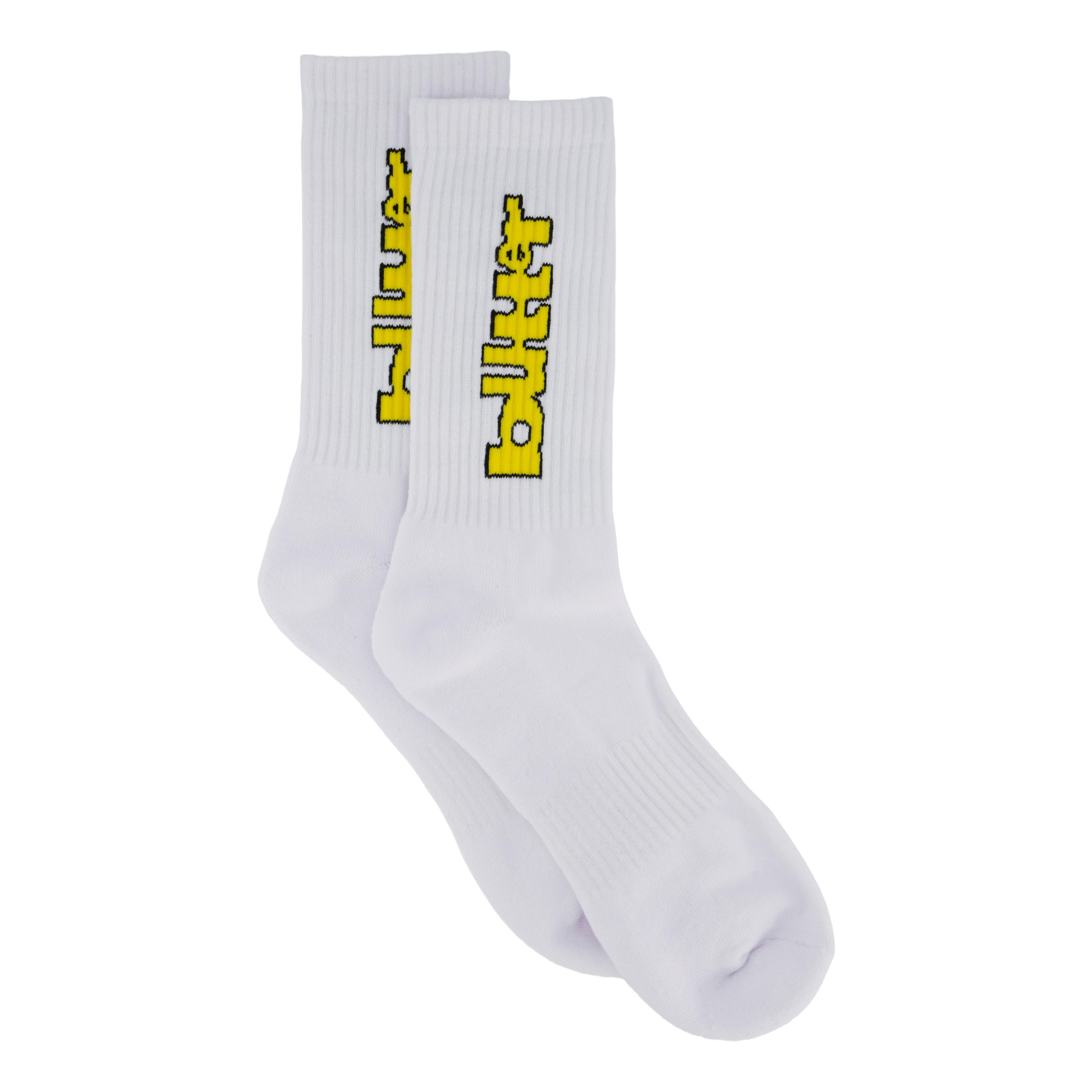 Butter Goods Defect Socks White