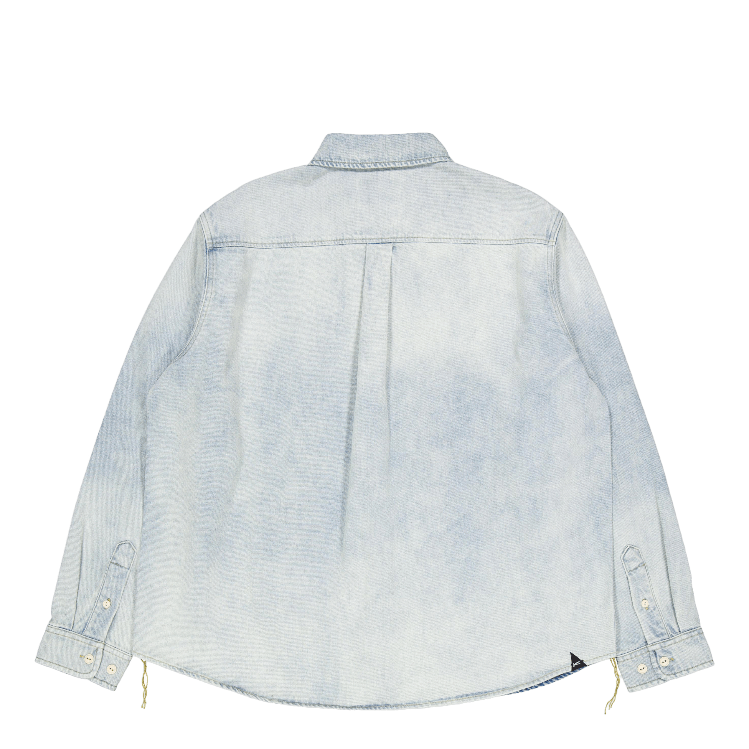 Denham Ben Shirt Vrw Mid Blue