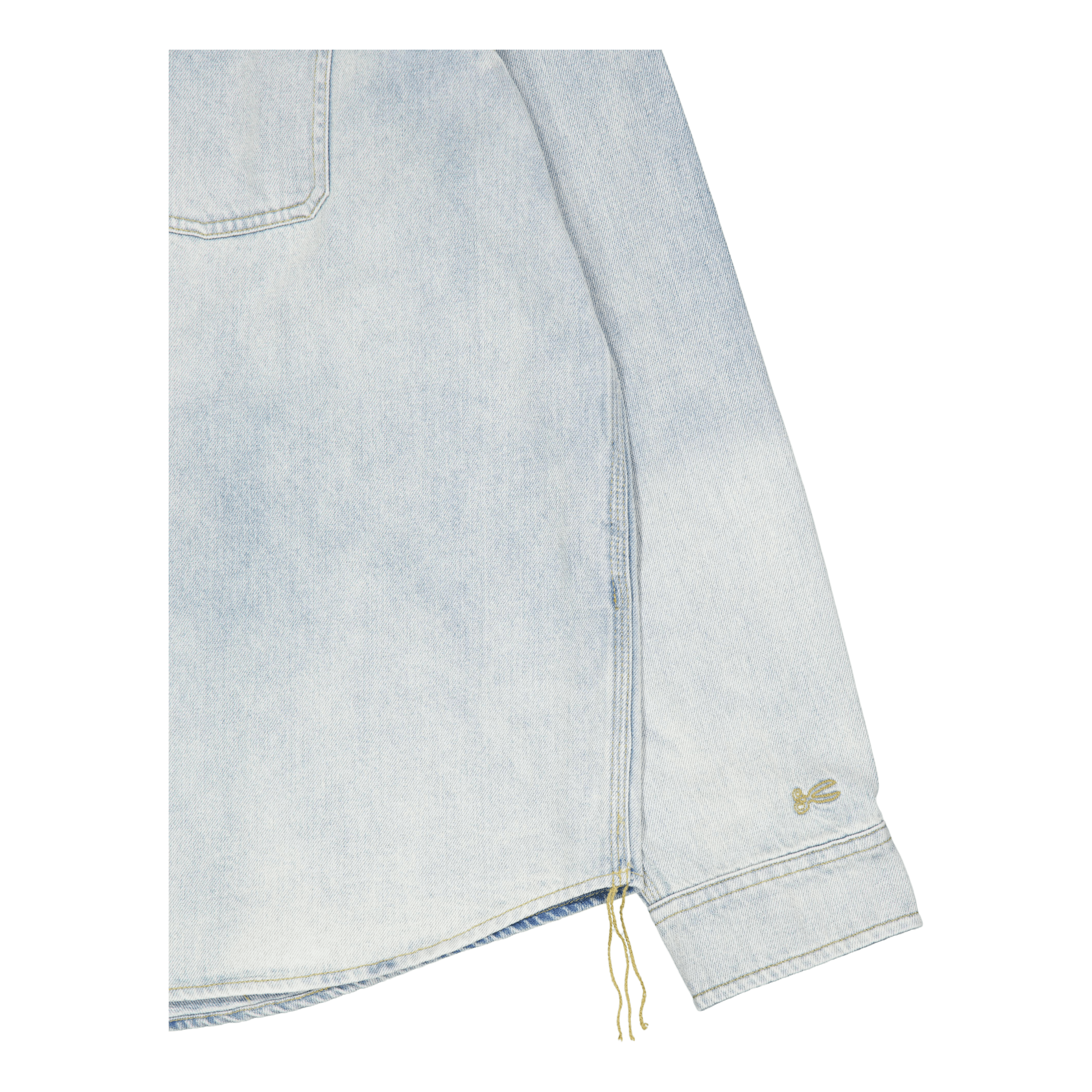 Denham Ben Shirt Vrw Mid Blue