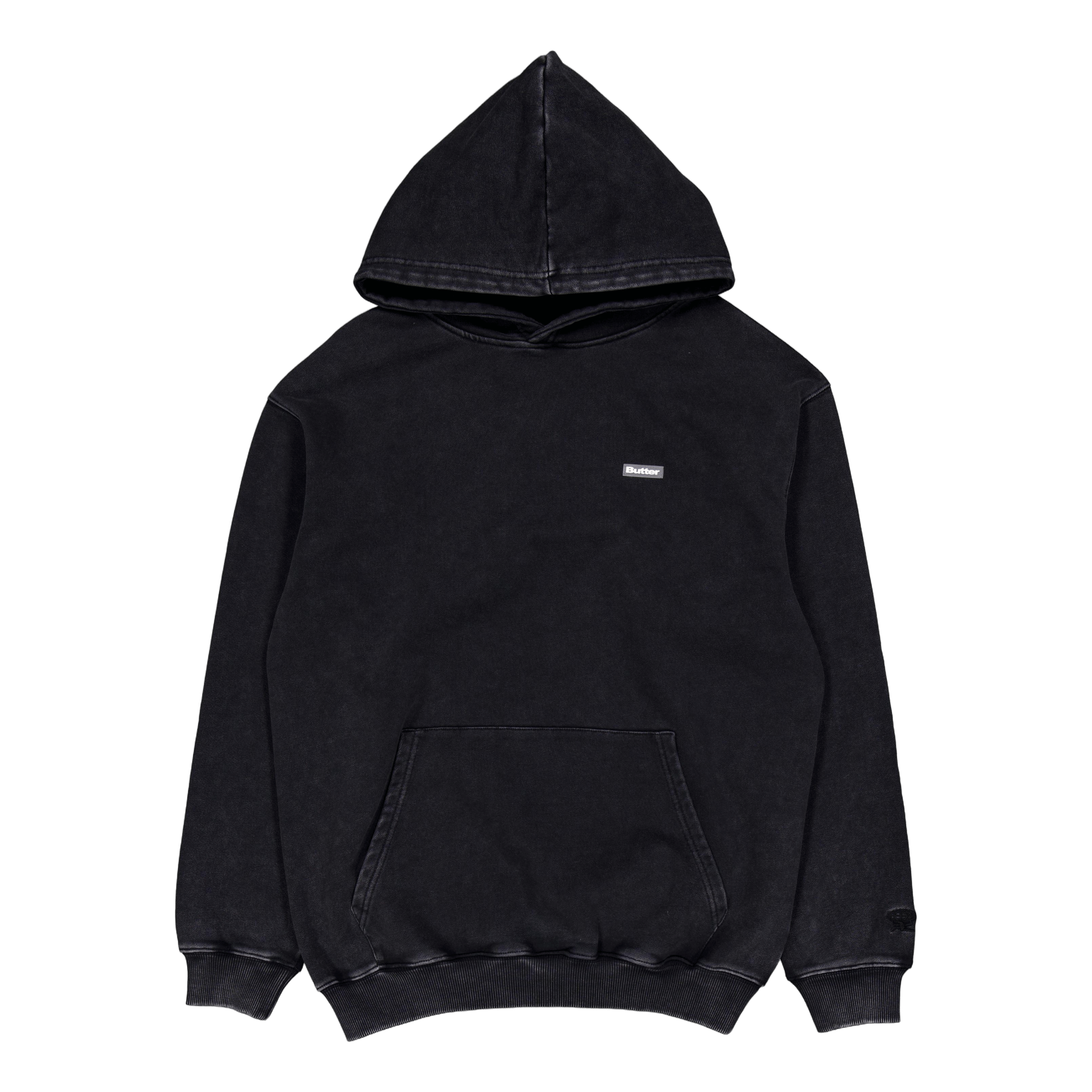 Butter Goods Basic Pullover Hood Washed Black