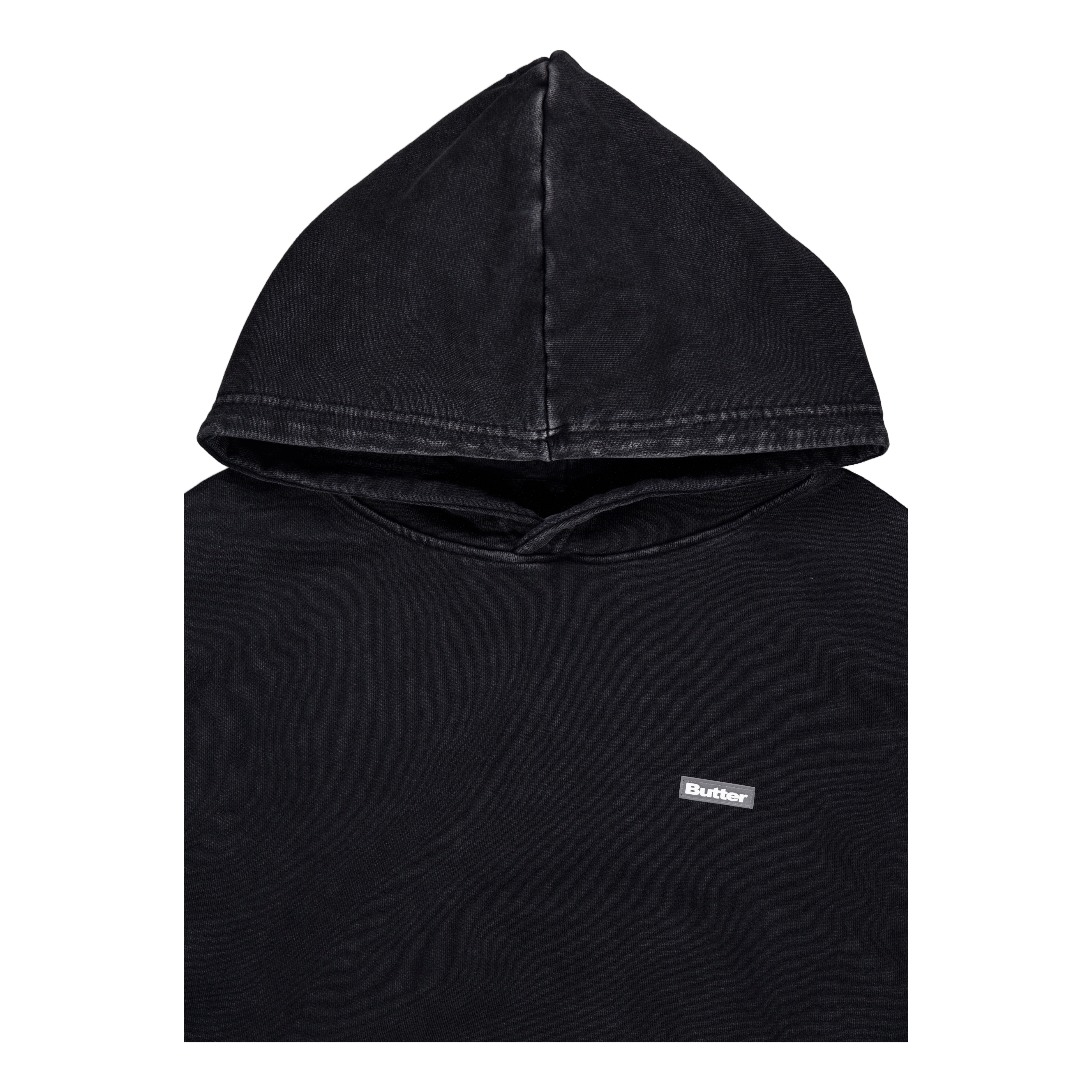 Butter Goods Basic Pullover Hood Washed Black