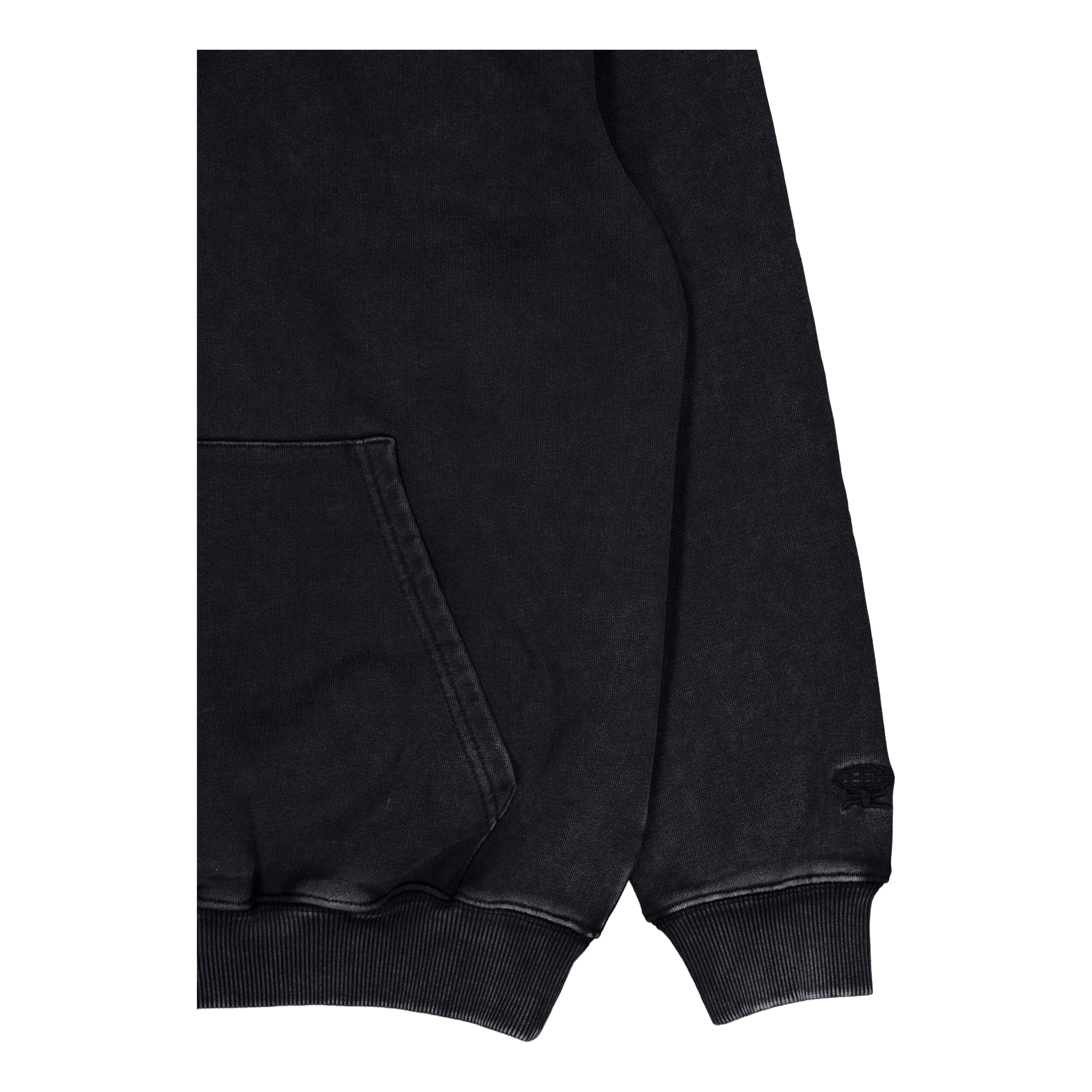 Butter Goods Basic Pullover Hood Washed Black