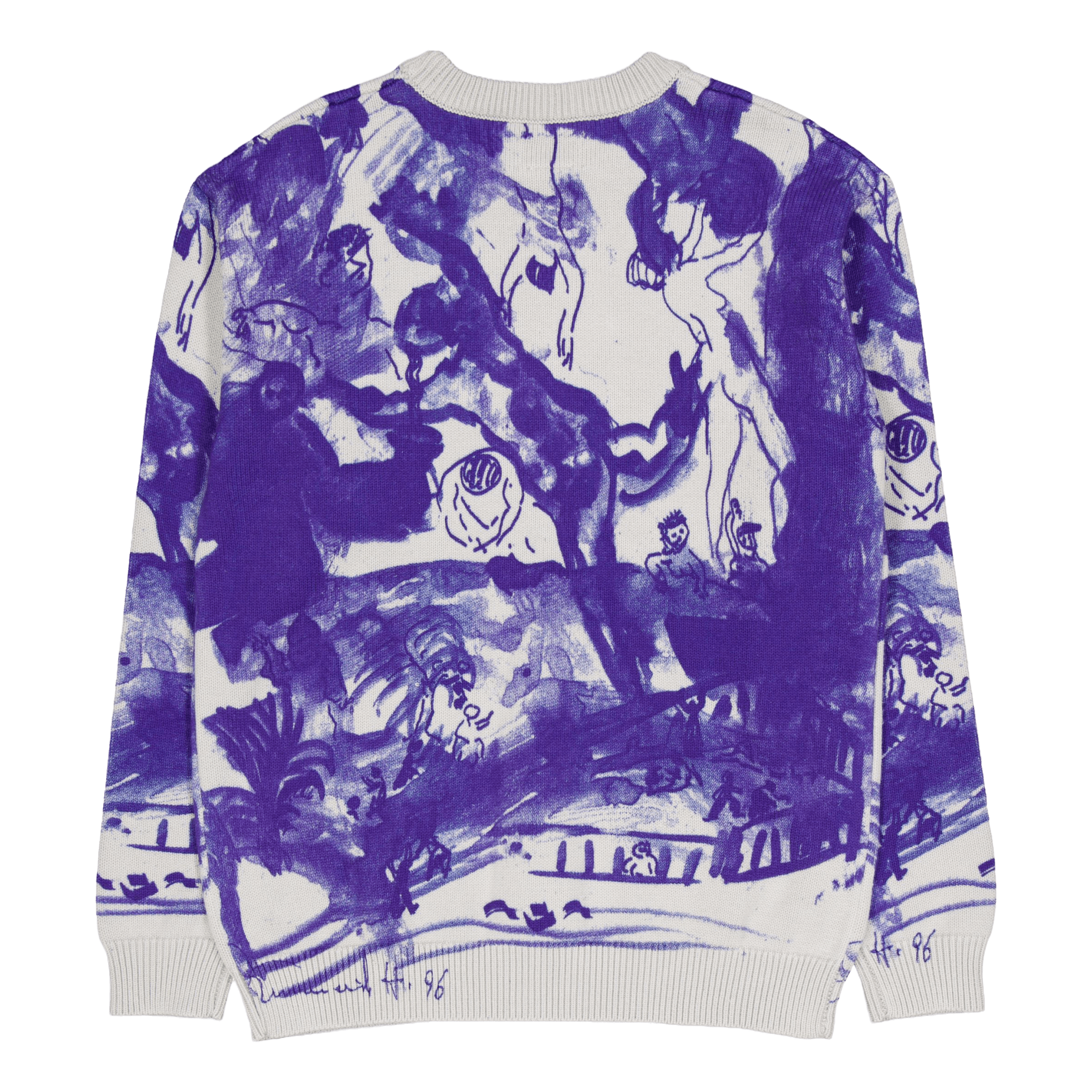 Butter Goods Davide Knit Sweater Grey