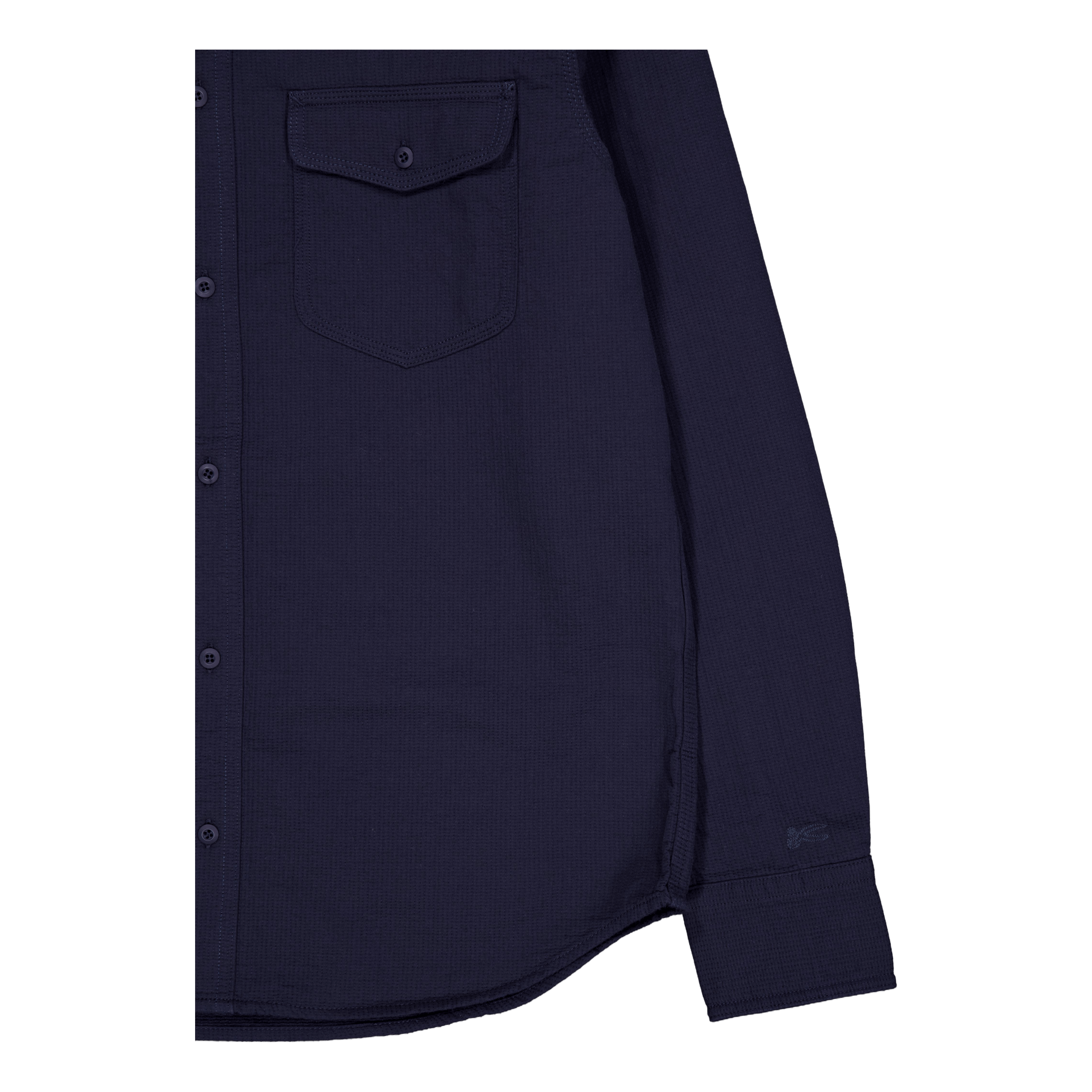Denham Worker Reg Shirt Sc Navy Blazer