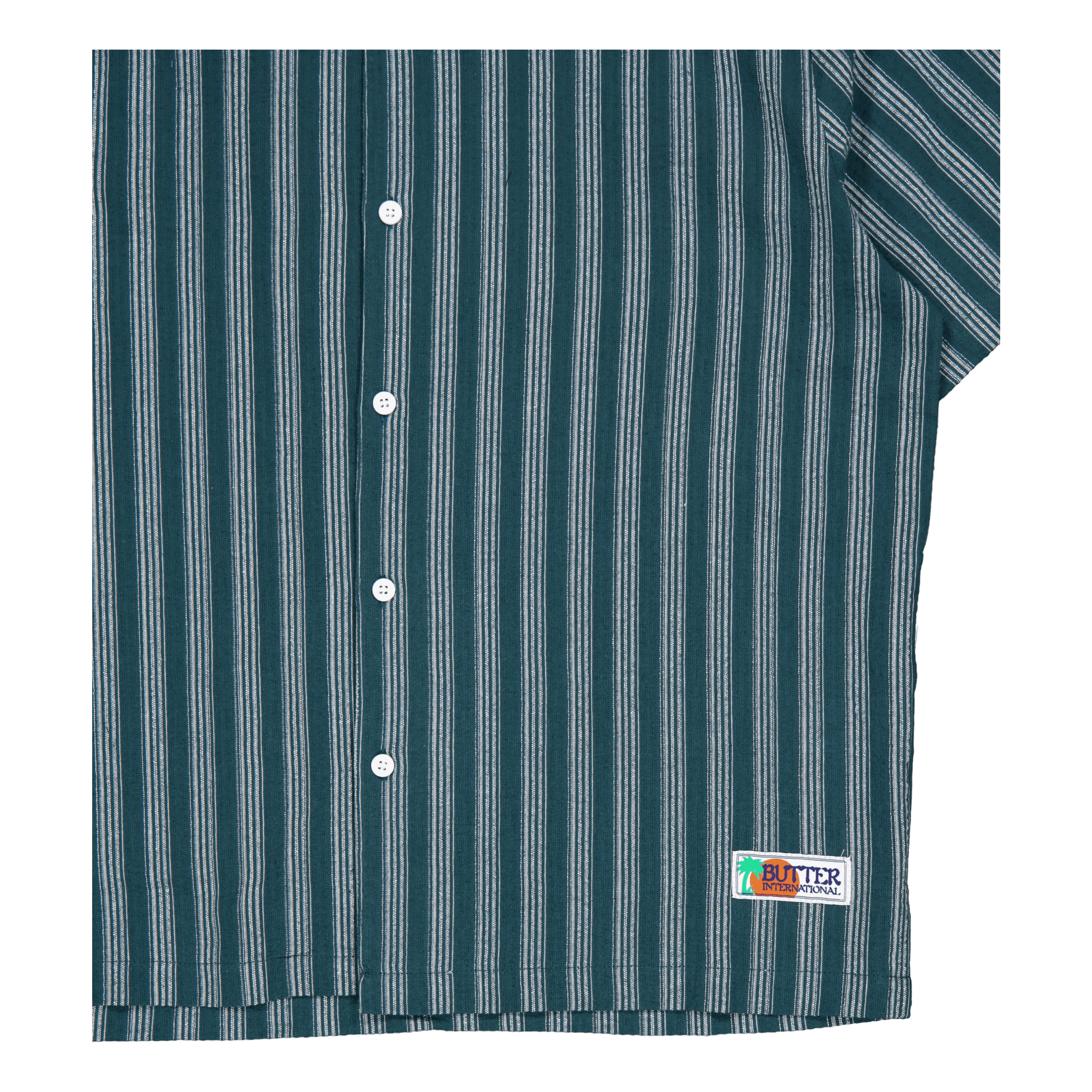Butter Goods Vacation S/s Shirt Green