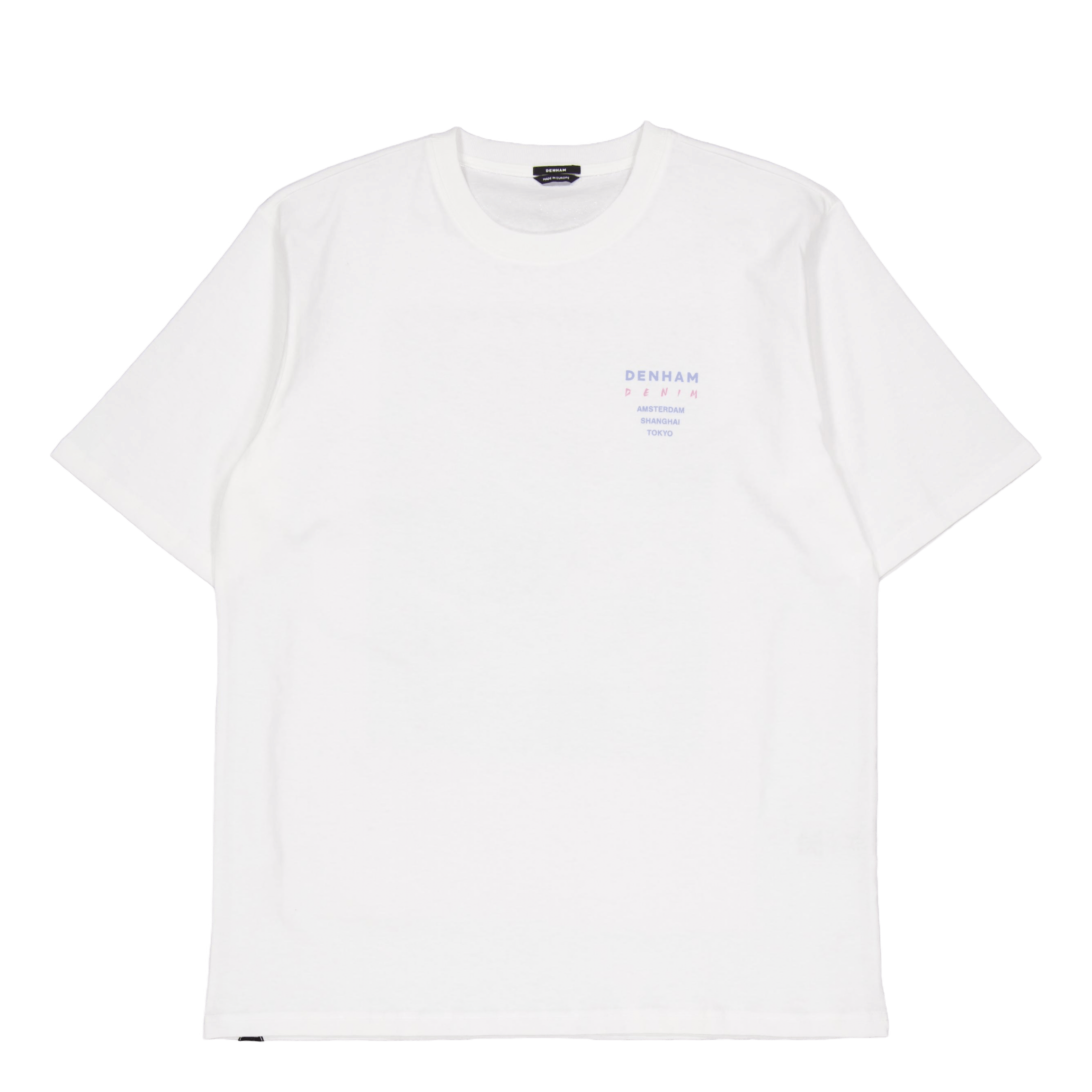 Denham Wave Tee Hcj White
