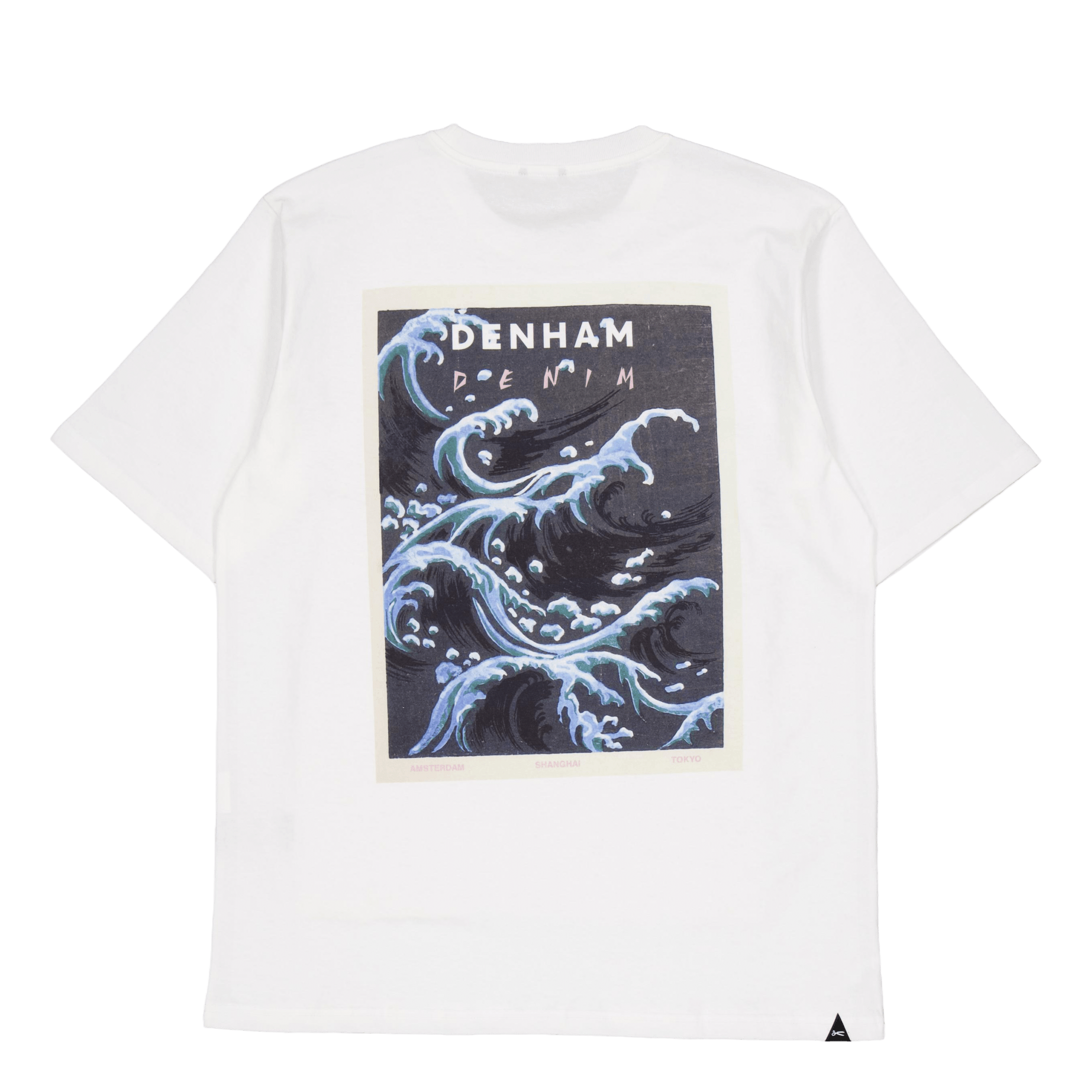 Denham Wave Tee Hcj White