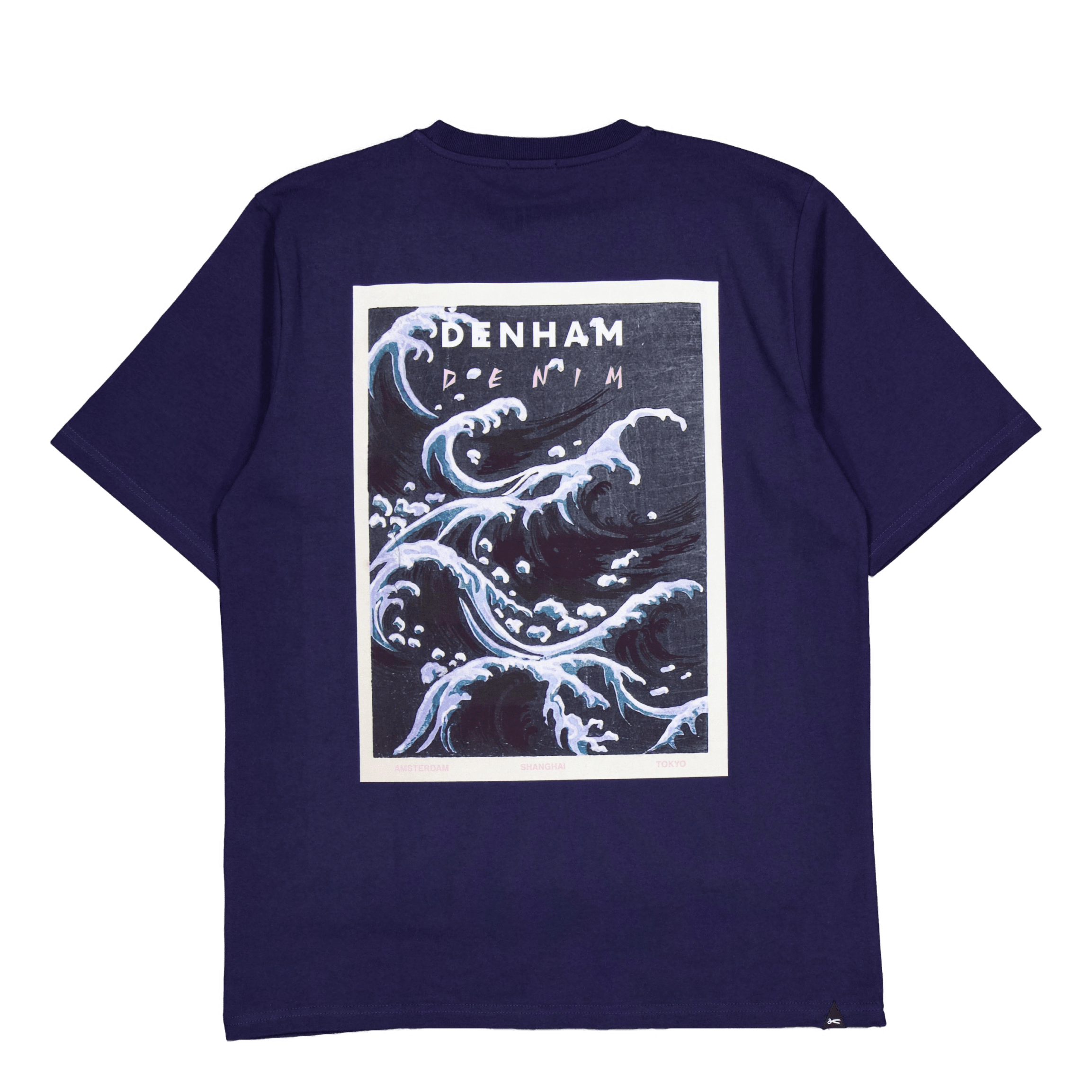 Denham Wave Tee Hcj Medieval Blue
