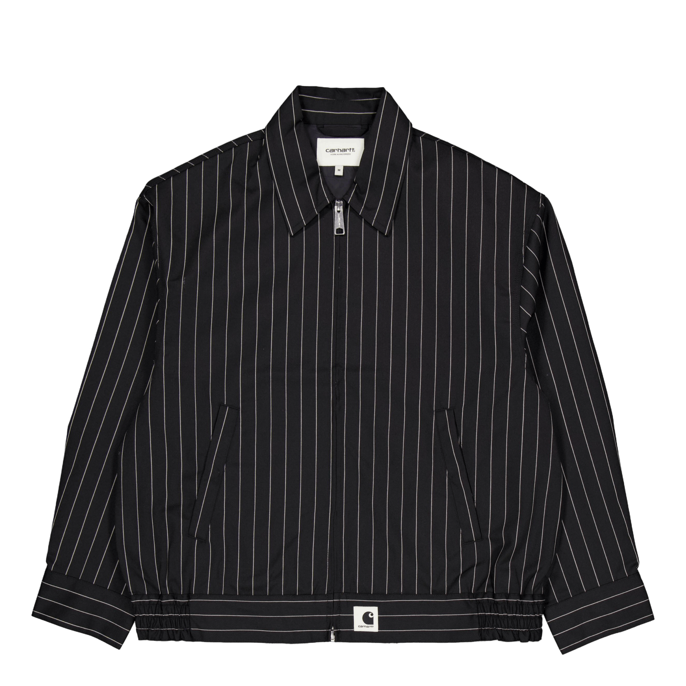 Carhartt WIP W' Seaton Jacket Seaton Stripe, Black / Wax