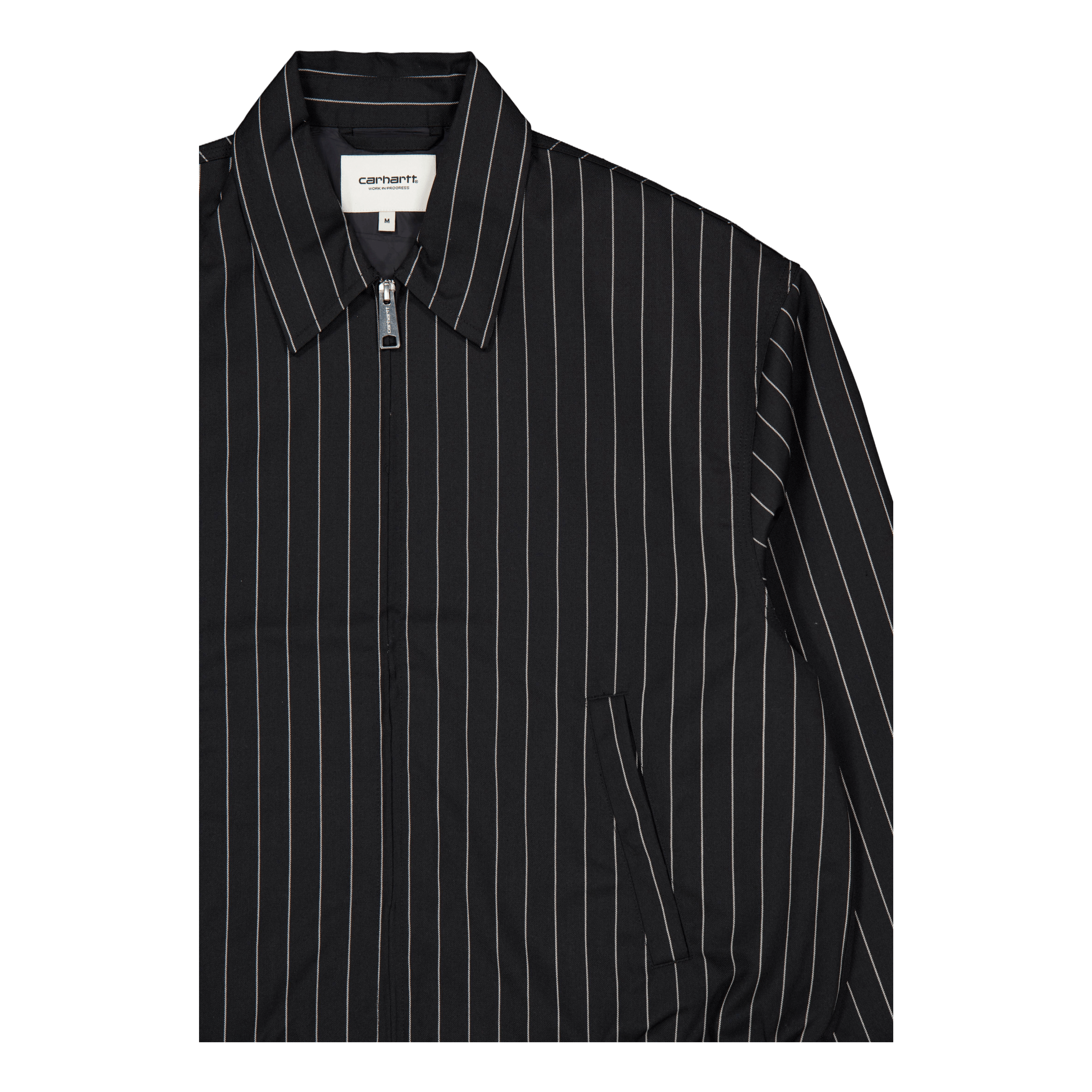 Carhartt WIP W' Seaton Jacket Seaton Stripe, Black / Wax