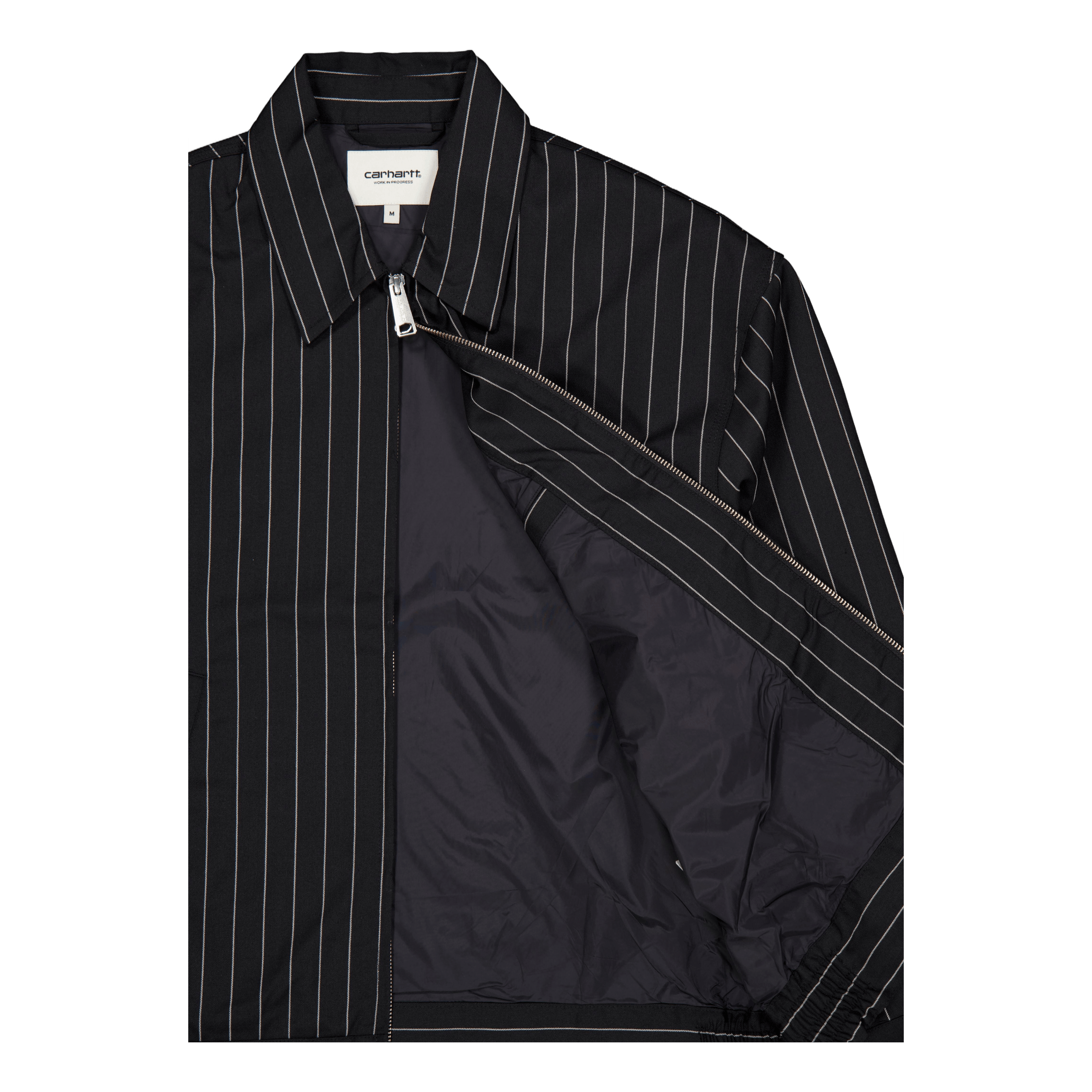 Carhartt WIP W' Seaton Jacket Seaton Stripe, Black / Wax