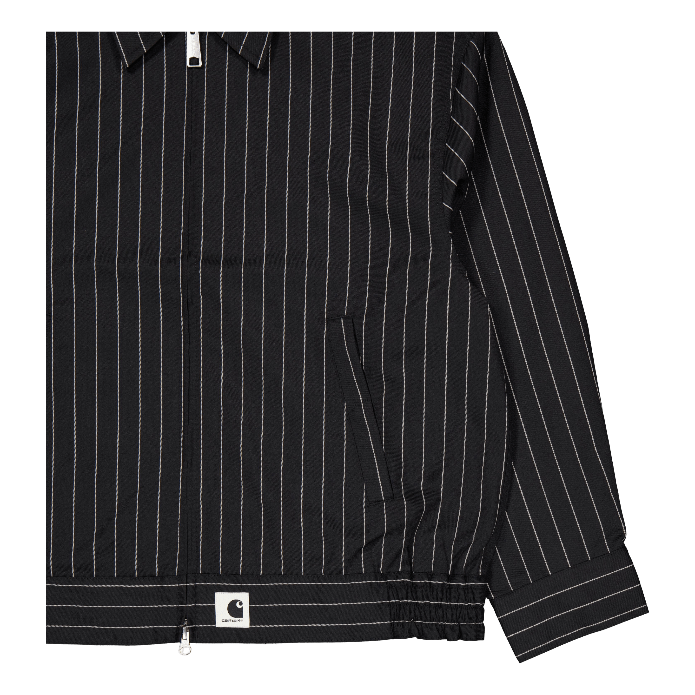 Carhartt WIP W' Seaton Jacket Seaton Stripe, Black / Wax