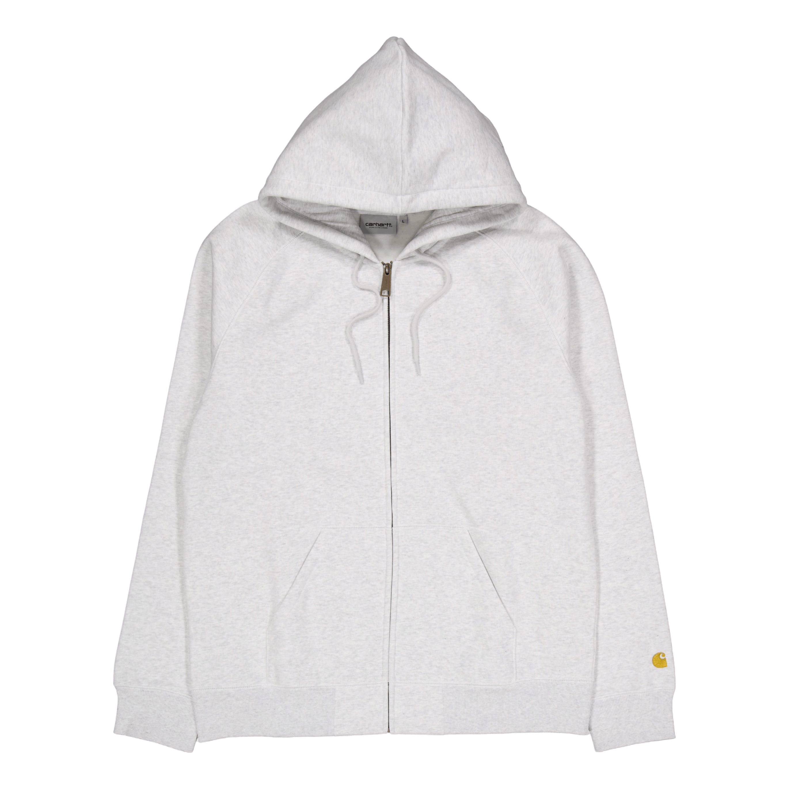Carhartt WIP Hooded Chase Jacket Ash Heather / Gold