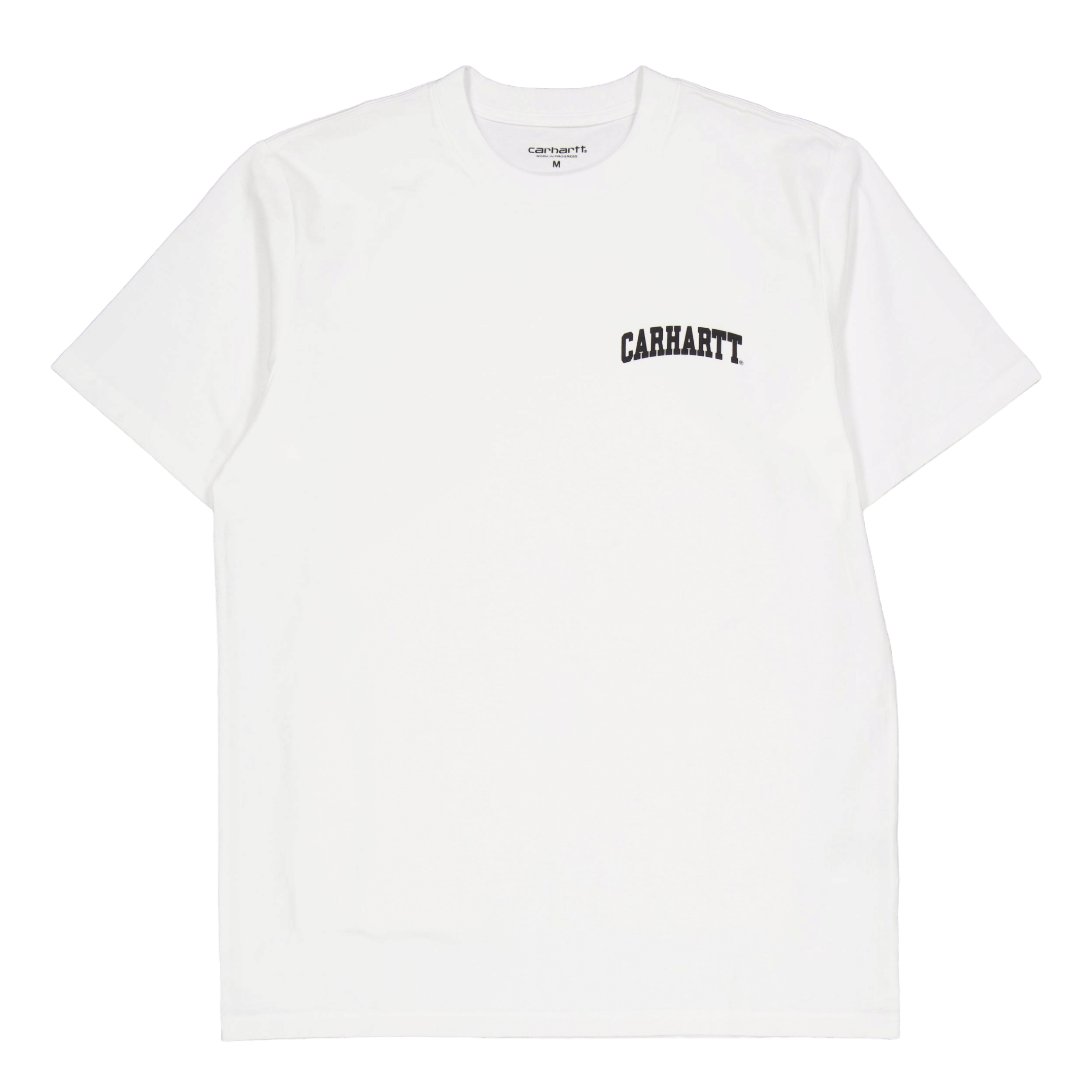 Carhartt WIP S/s University Script T-shirt White / Black