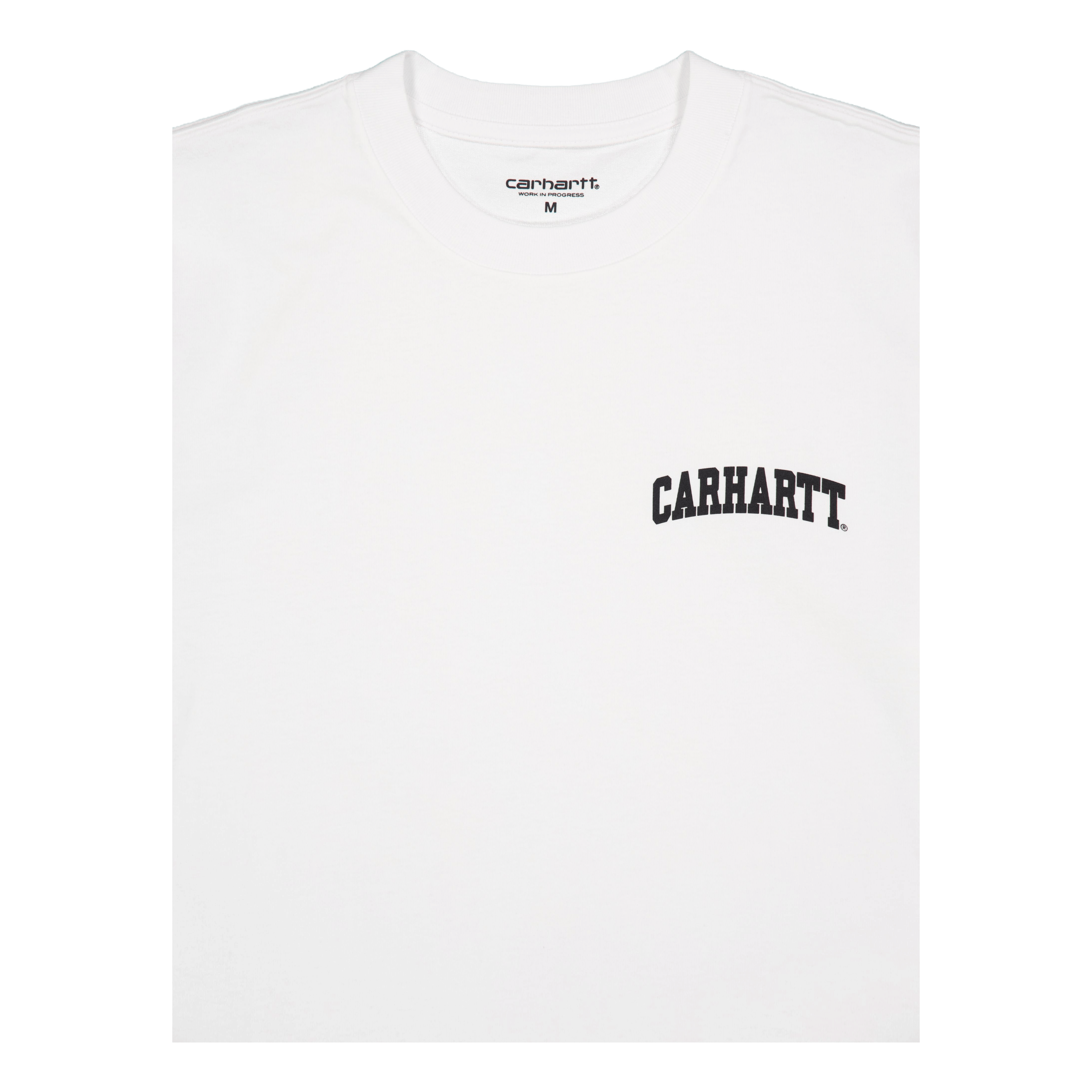 Carhartt WIP S/s University Script T-shirt White / Black