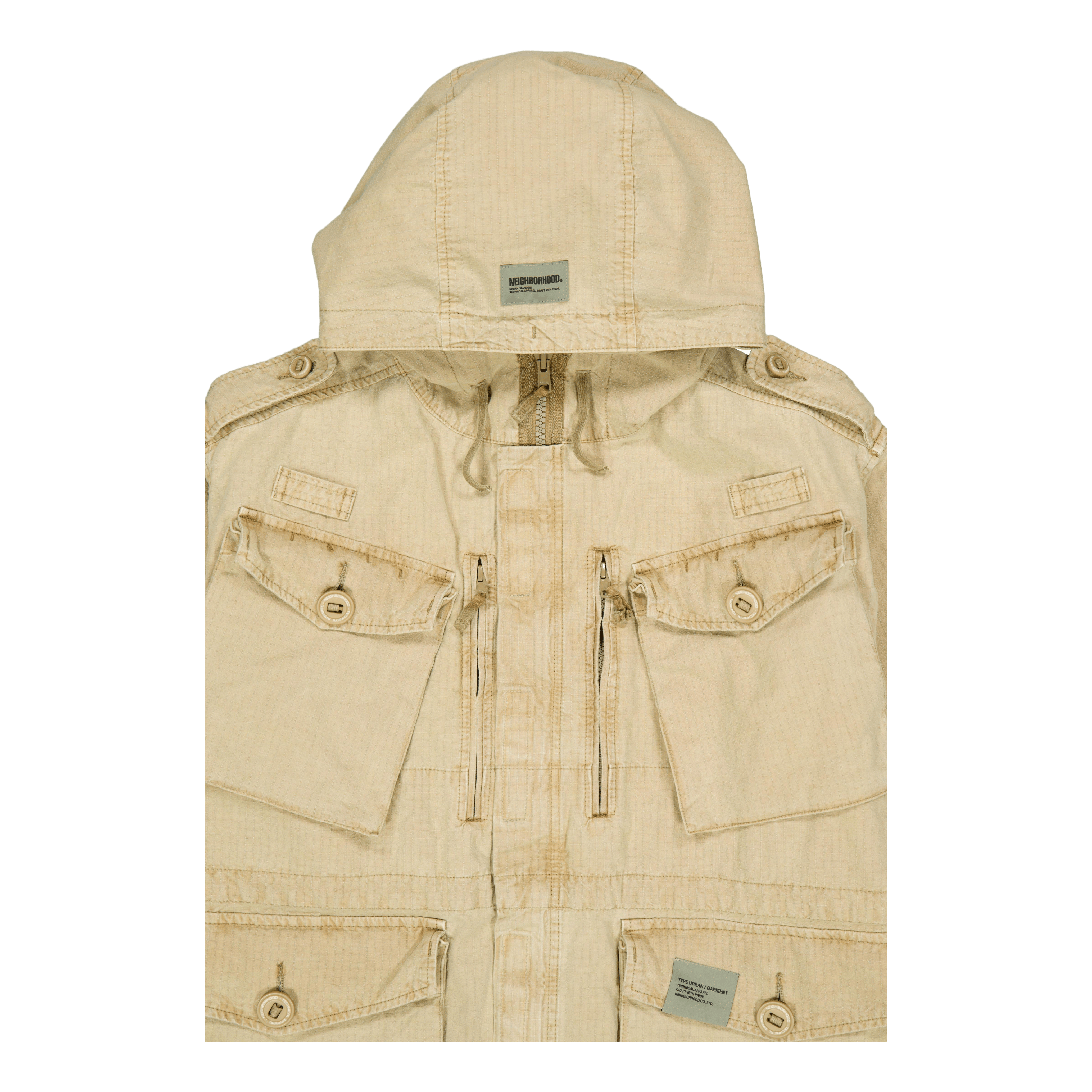 Neighborhood Ripstop Smock Jacket Beige