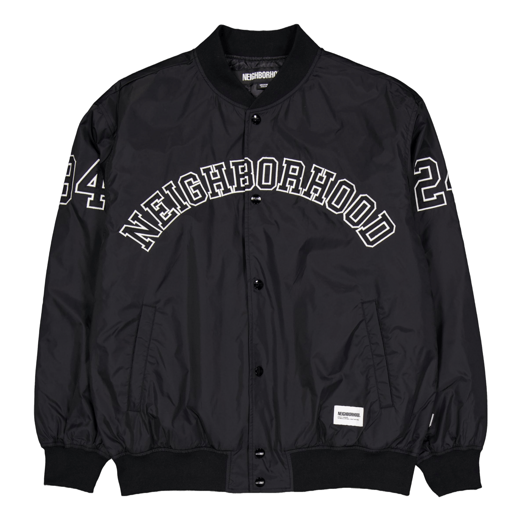 Neighborhood Baseball Jacket Black