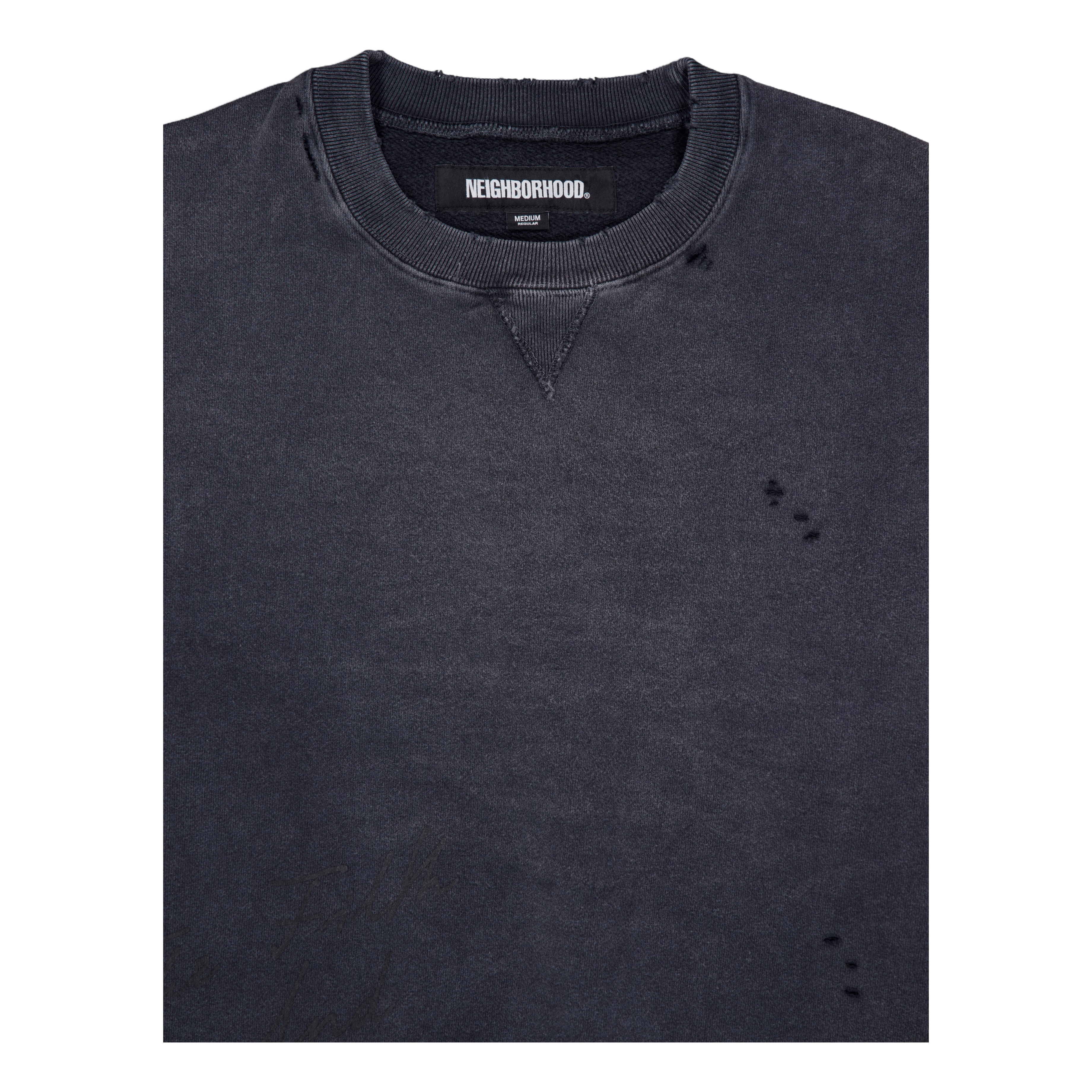Neighborhood Savage Sweat Shirt Ls Black