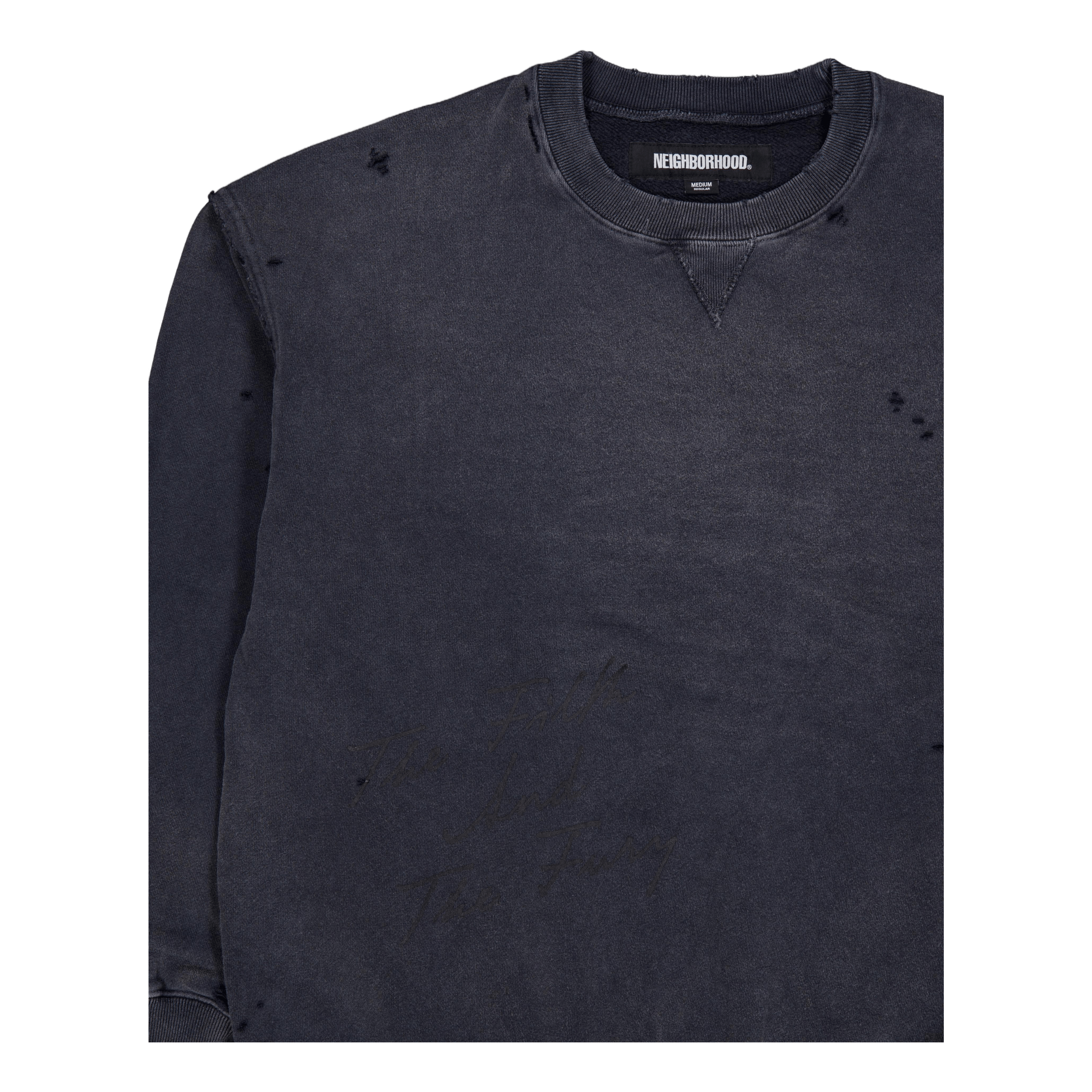 Neighborhood Savage Sweat Shirt Ls Black