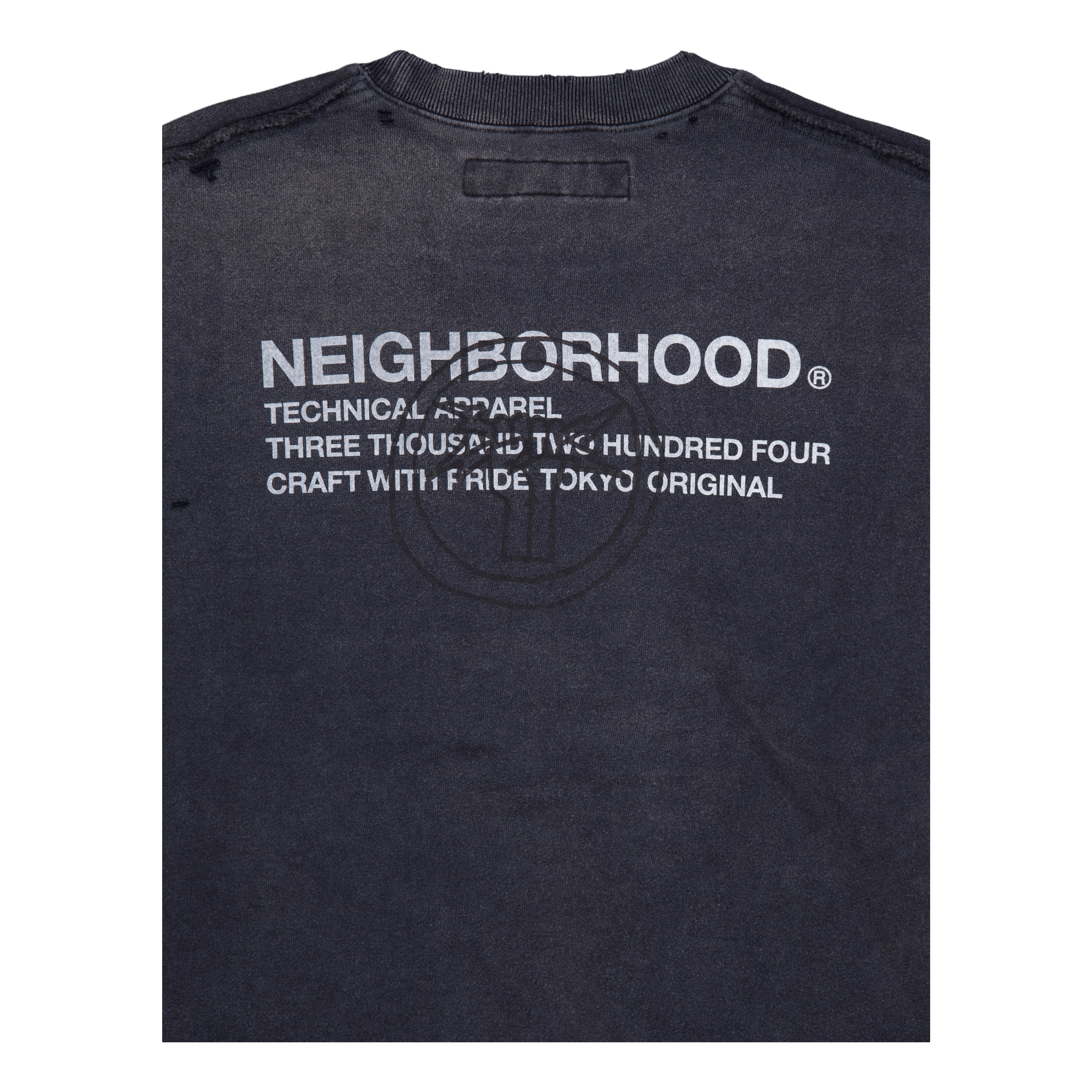 Neighborhood Savage Sweat Shirt Ls Black