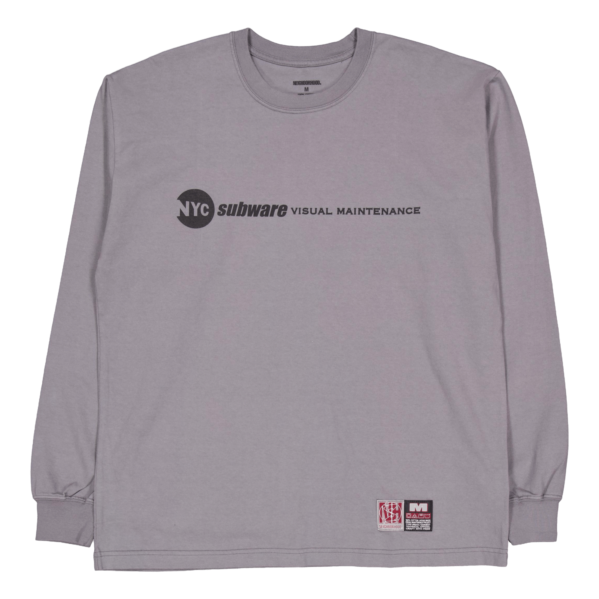 Neighborhood Nh X Subware . Tee Ls-3 Gray