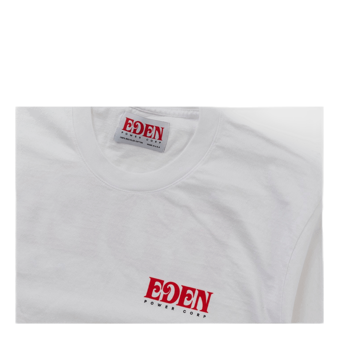 Eden Power Corp. Eden Recycled Tshirt White