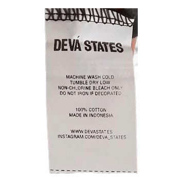 Deva States Tshirt Divine Black
