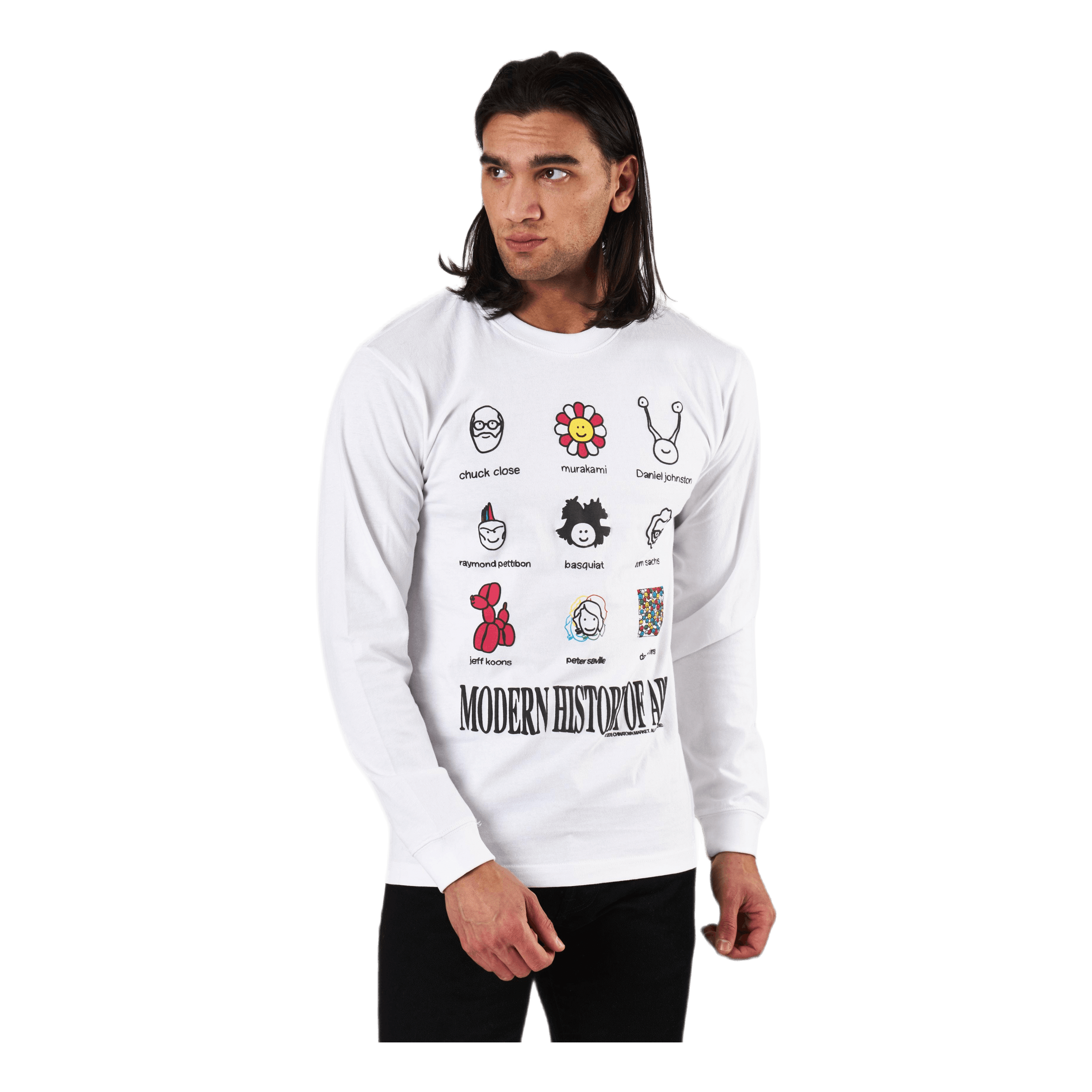 Chinatown Market Modern Art Ls Tee White
