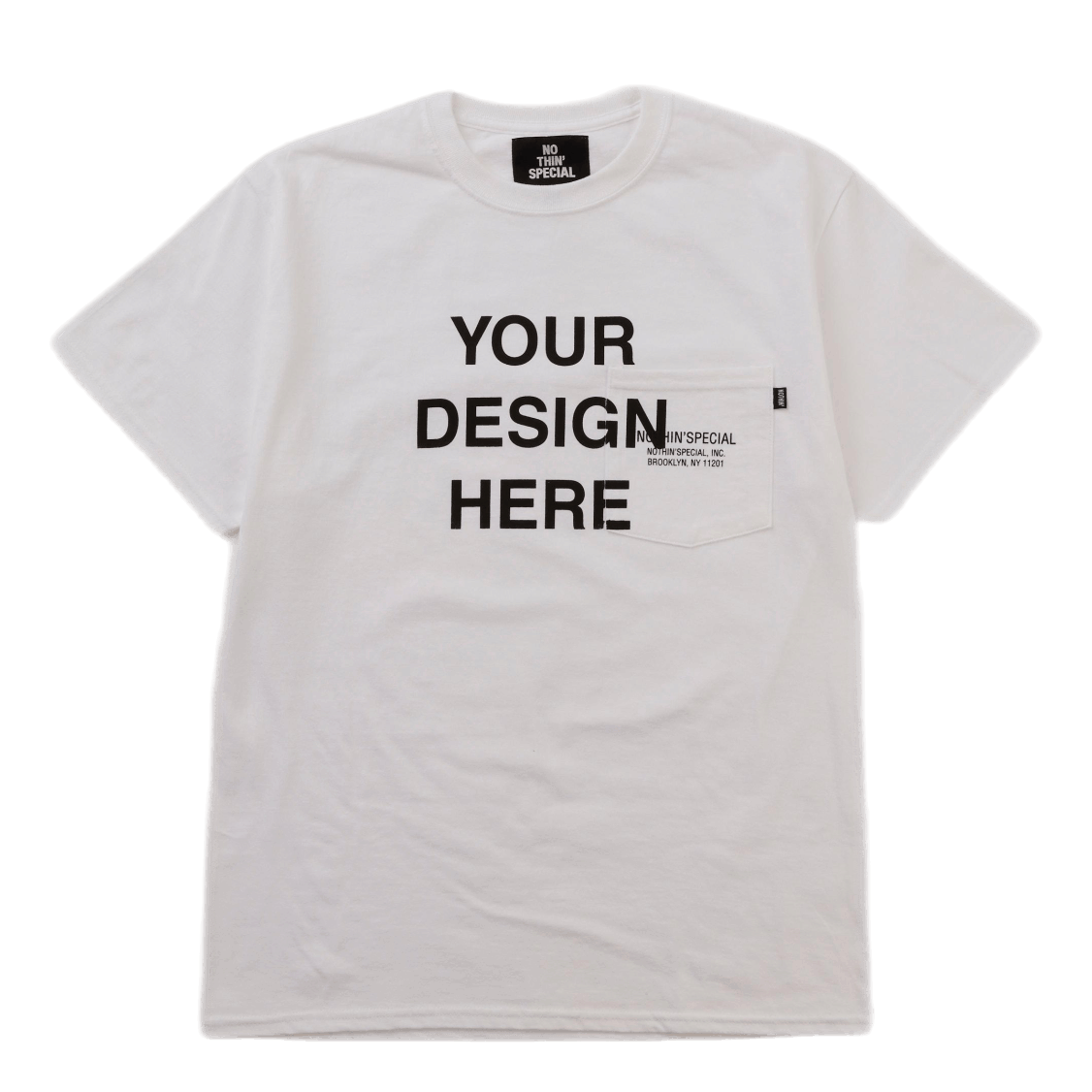Nothin' Special Make Your Own Tee White