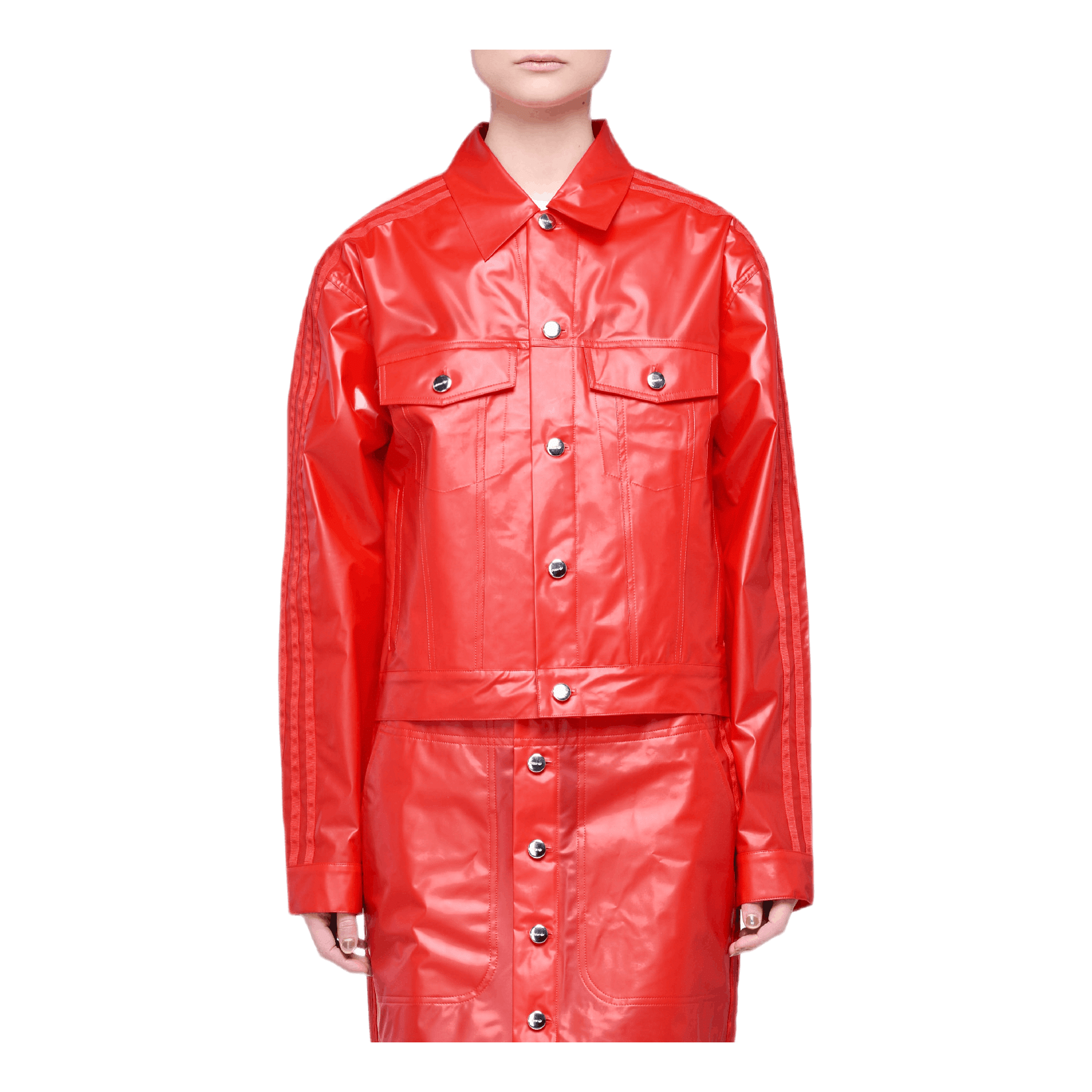 adidas X Fiorucci Kiss Jacket Red