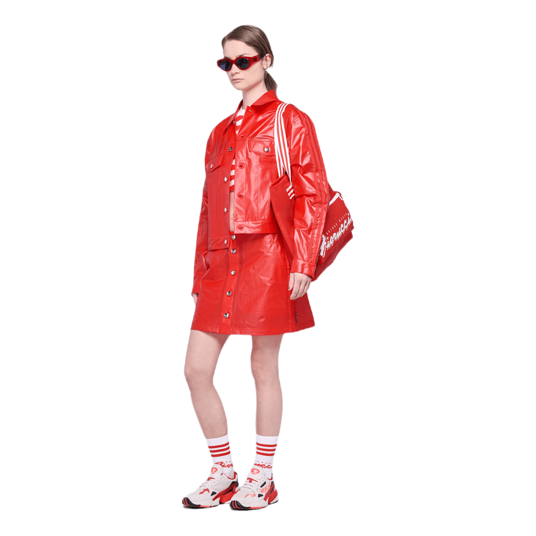 adidas X Fiorucci Kiss Jacket Red