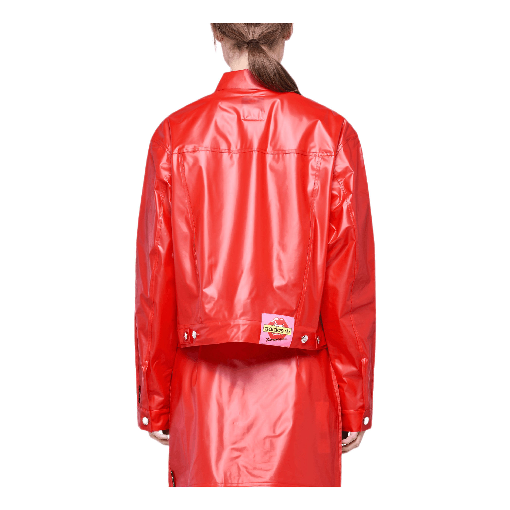 adidas X Fiorucci Kiss Jacket Red