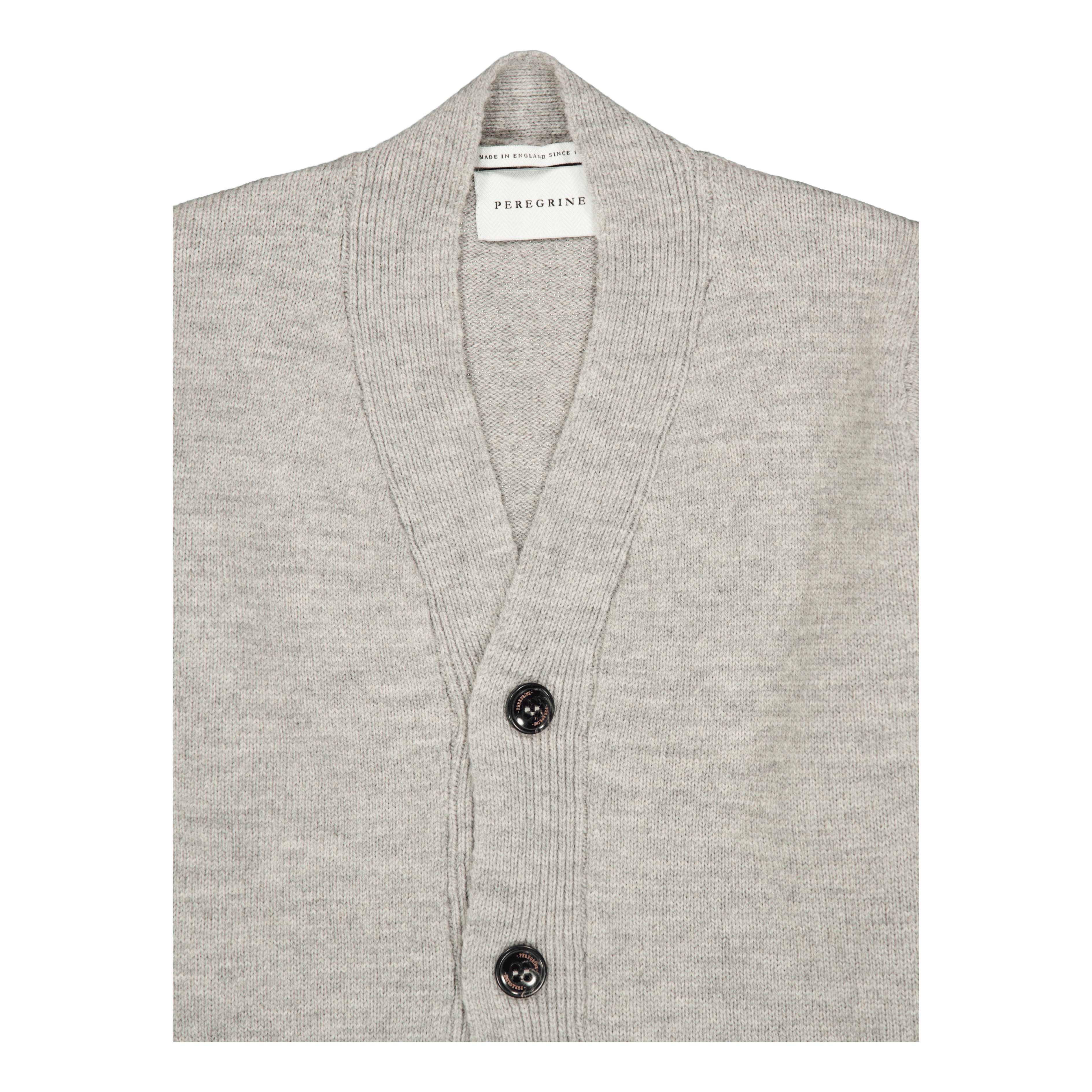 Peregrine Makers Stitch Cardigan Lt Grey
