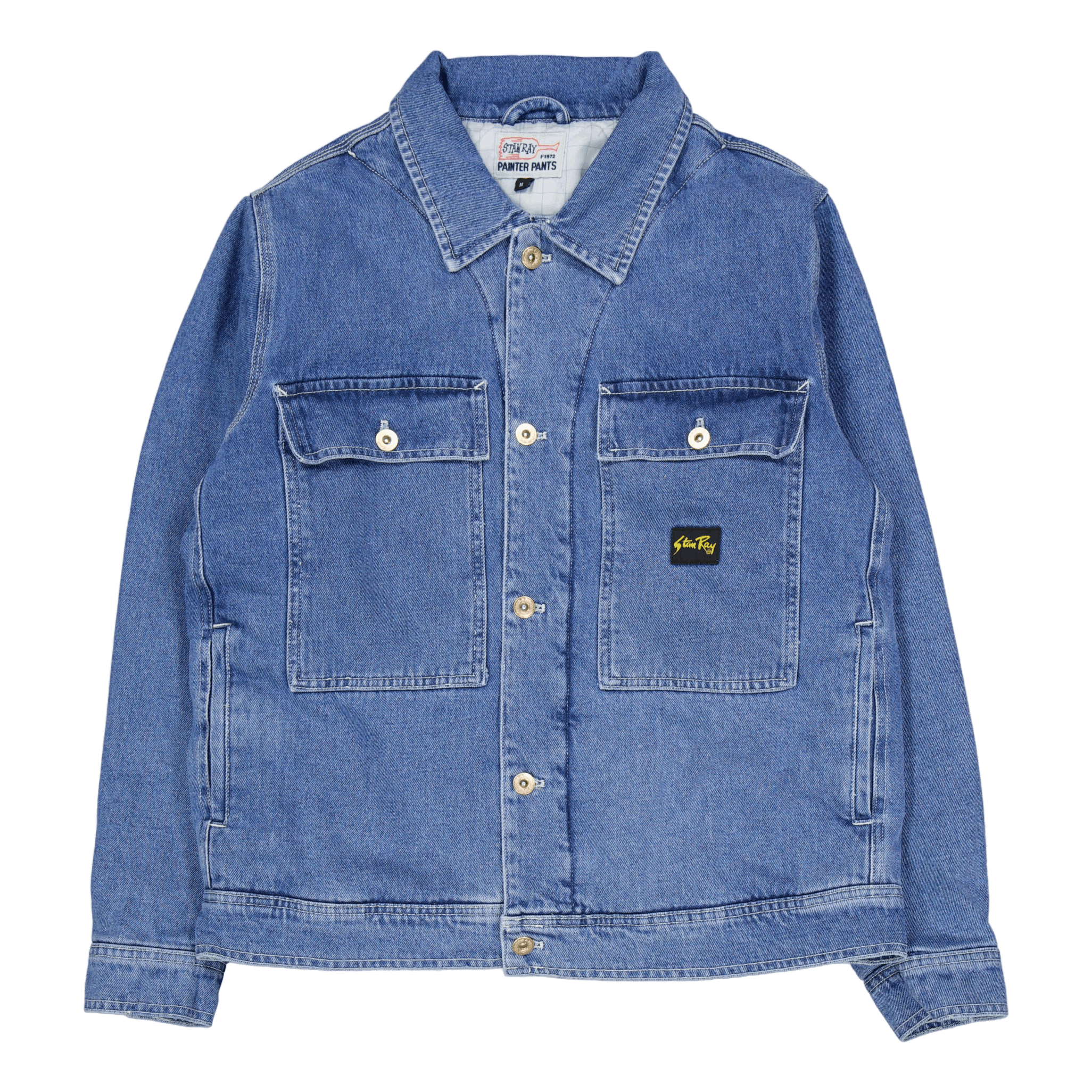 stan ray Trucker Jacket Heavy Stone Wash Denim