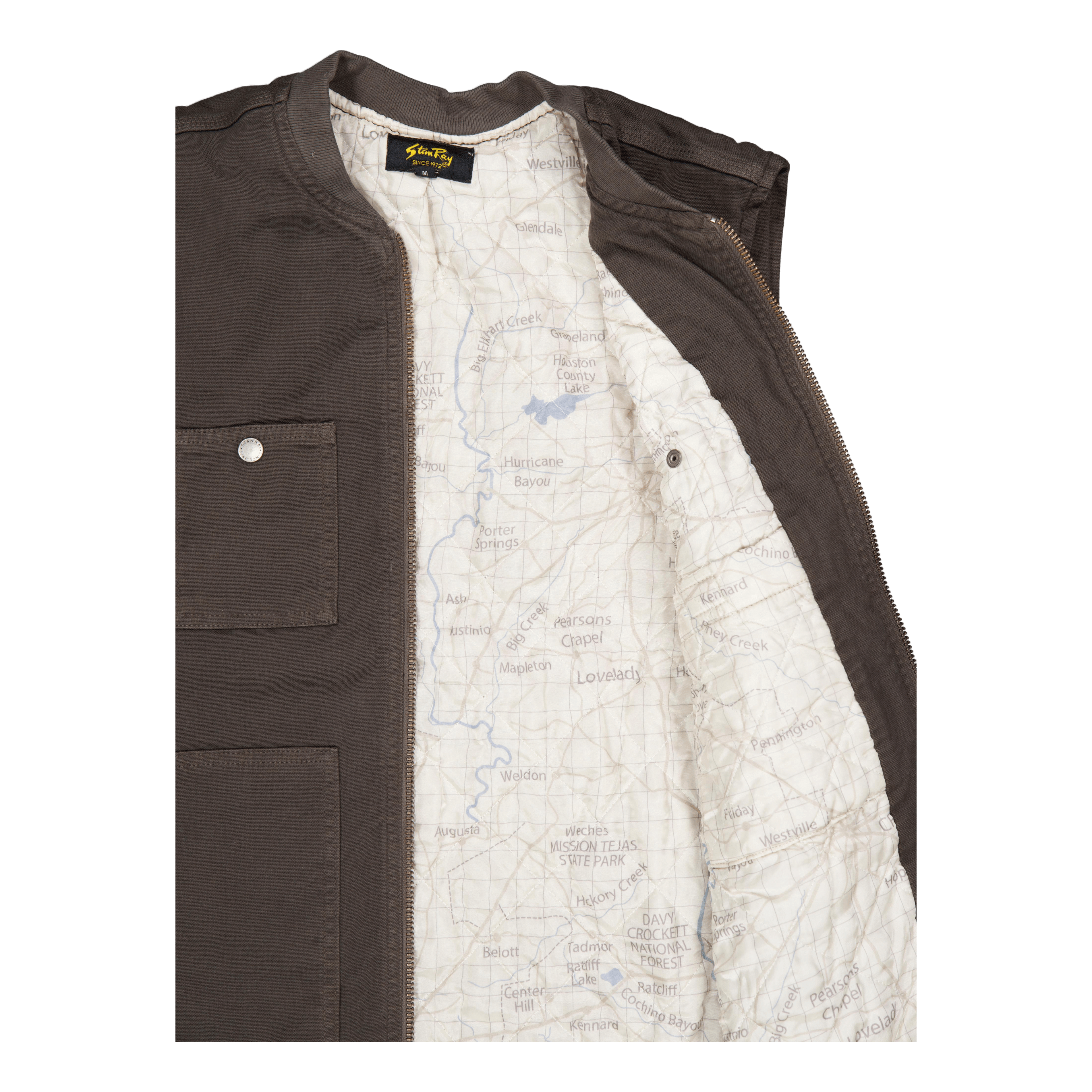 stan ray Pork Chop Vest Charcoal Duck