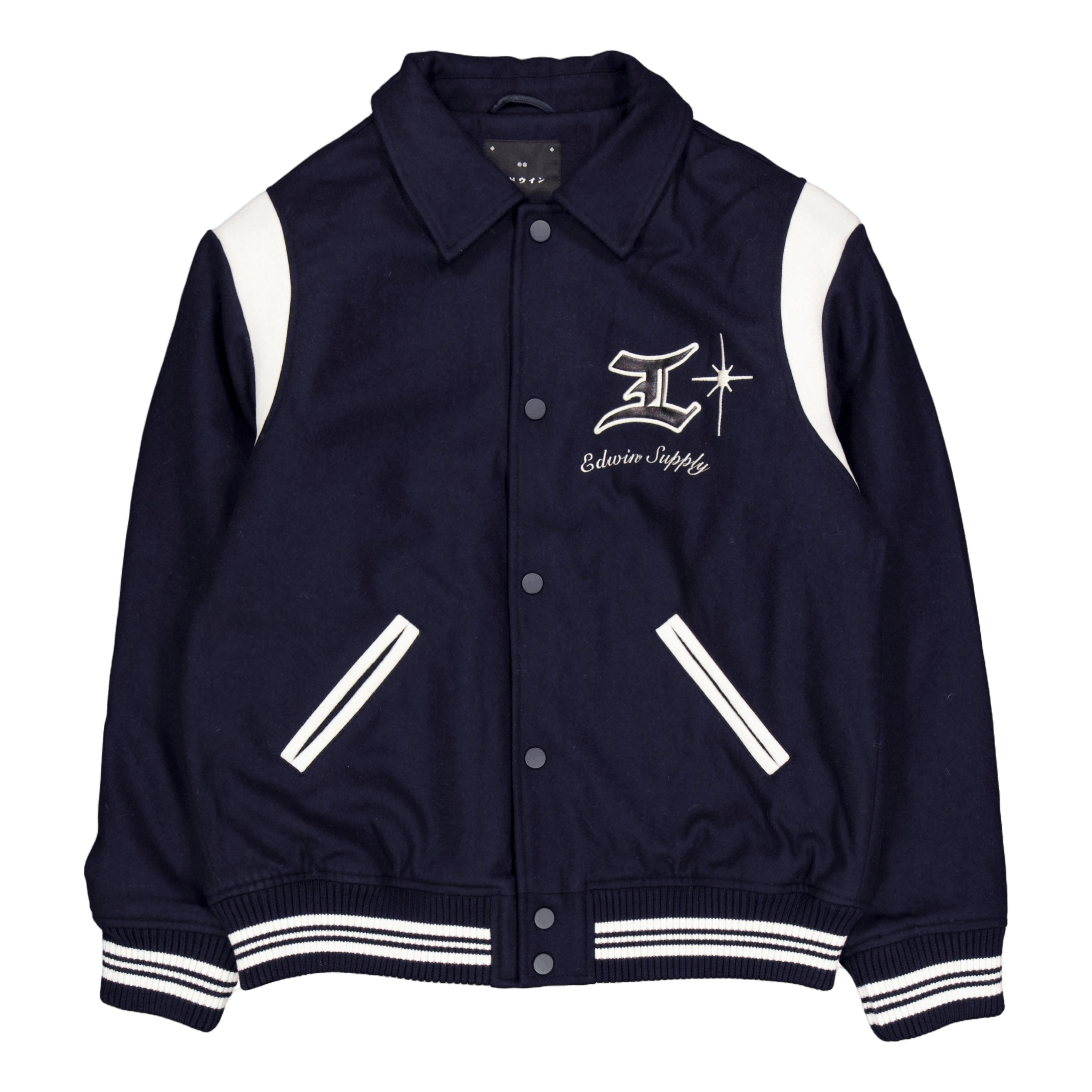 Edwin Campus Jacket-sky Captain Sky Captain