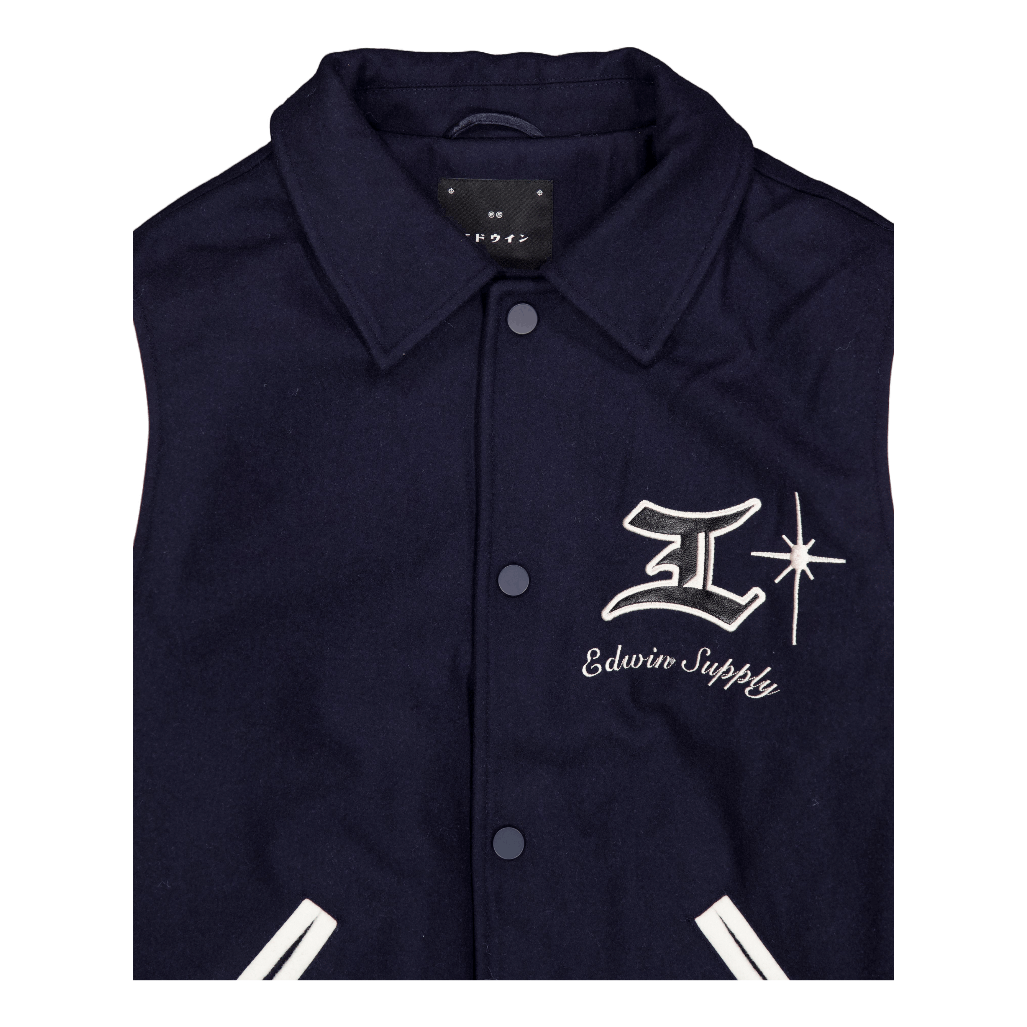 Edwin Campus Jacket-sky Captain Sky Captain
