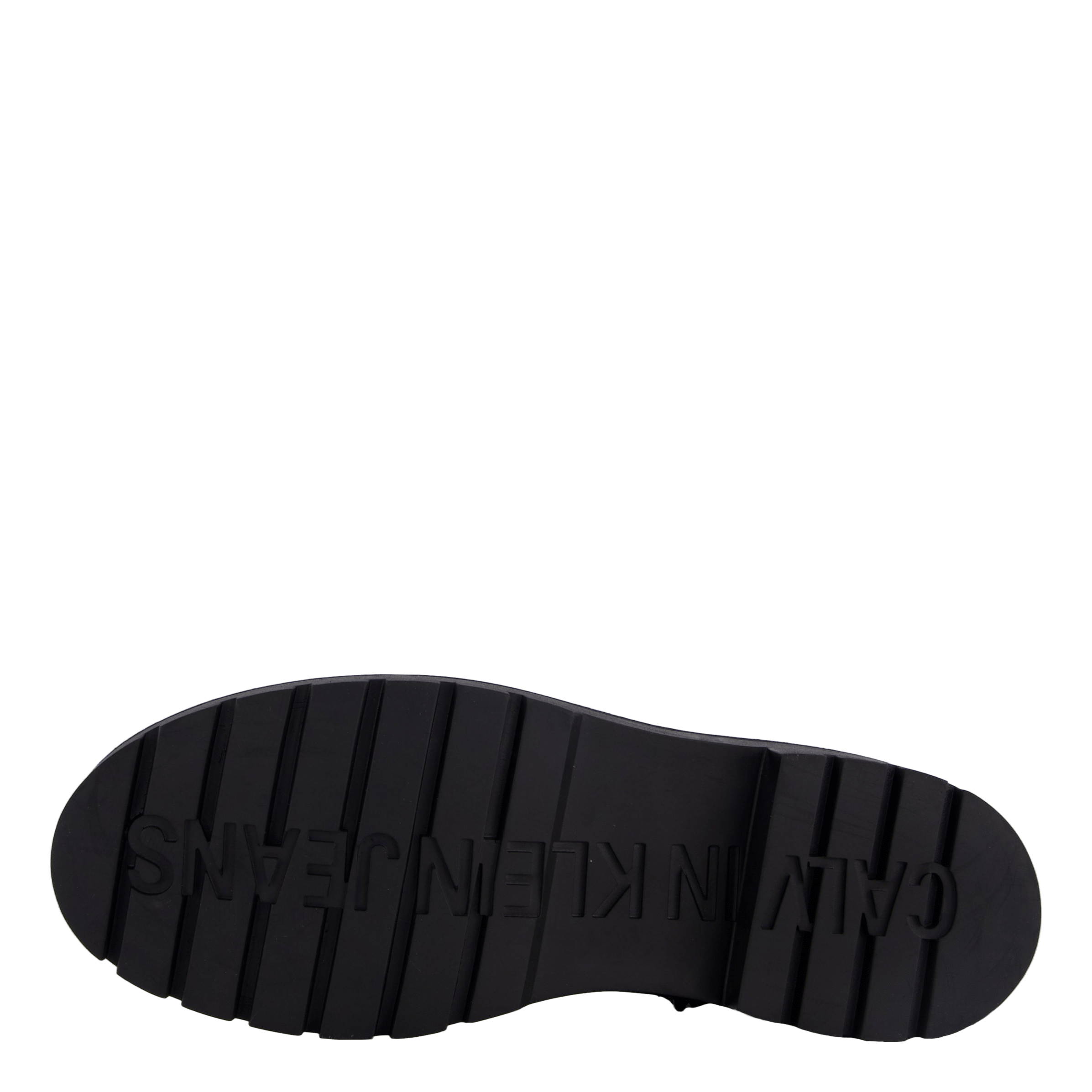 Calvin Klein Combat Boot Mid Zip Lth In Cal Triple Black