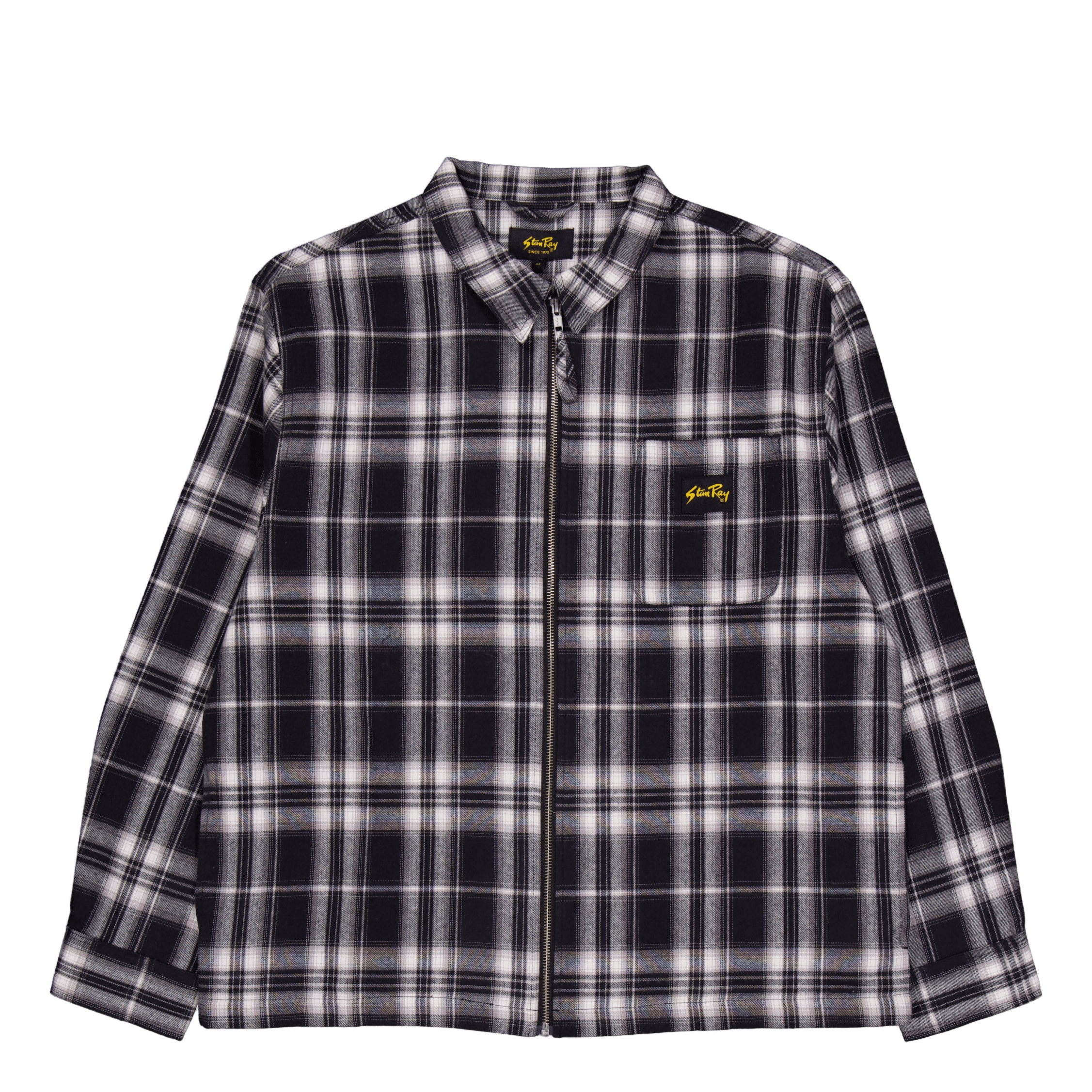 stan ray Zip Shirt Black Plaid