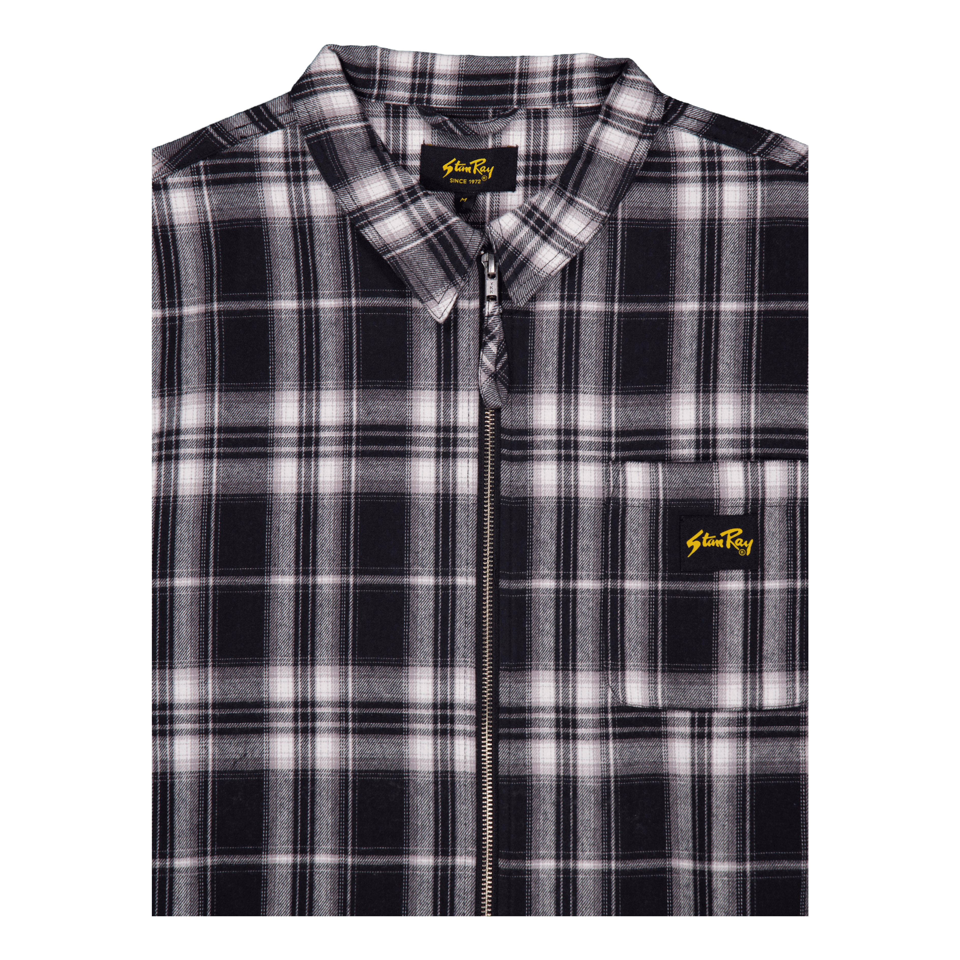 stan ray Zip Shirt Black Plaid