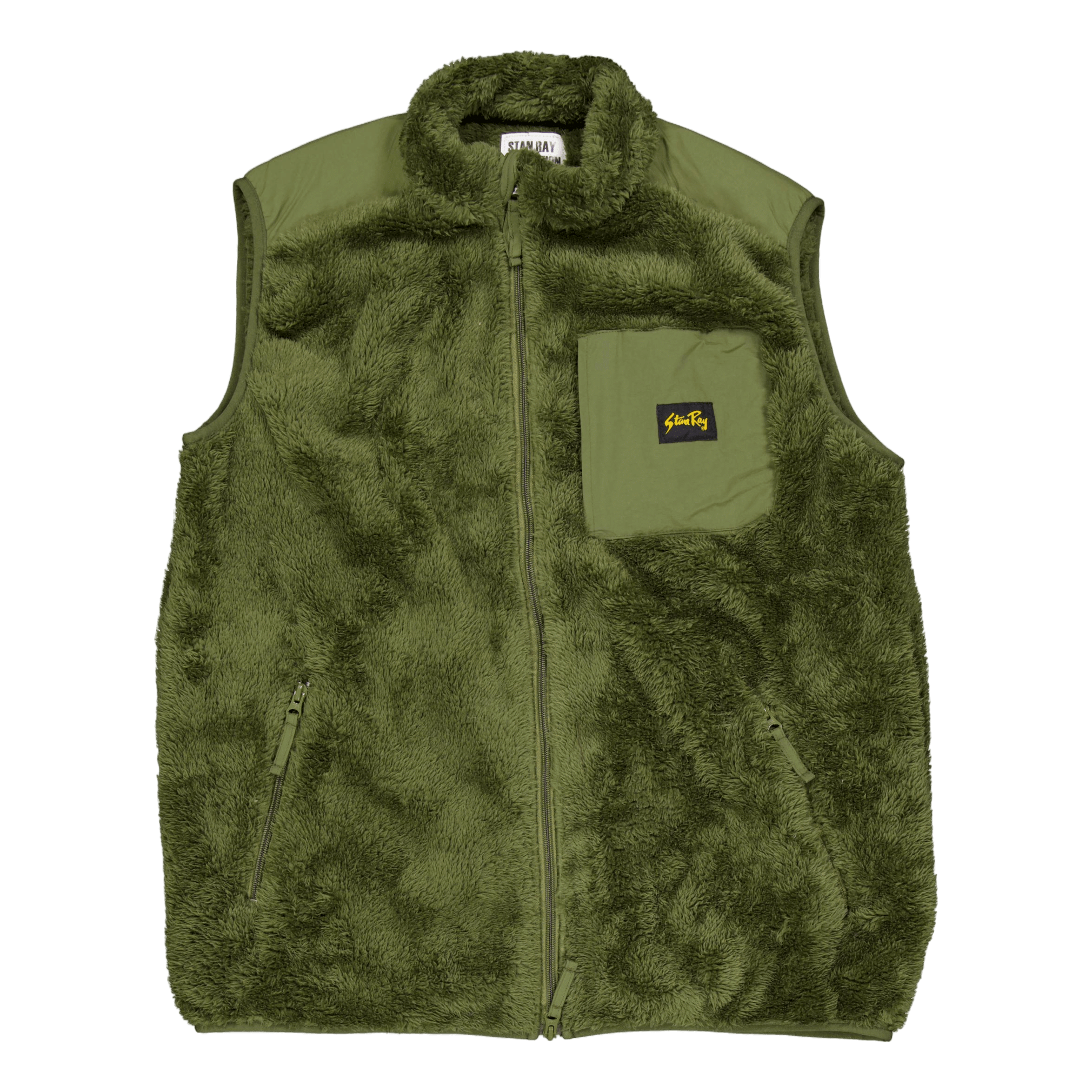 stan ray Fleece Vest Olive