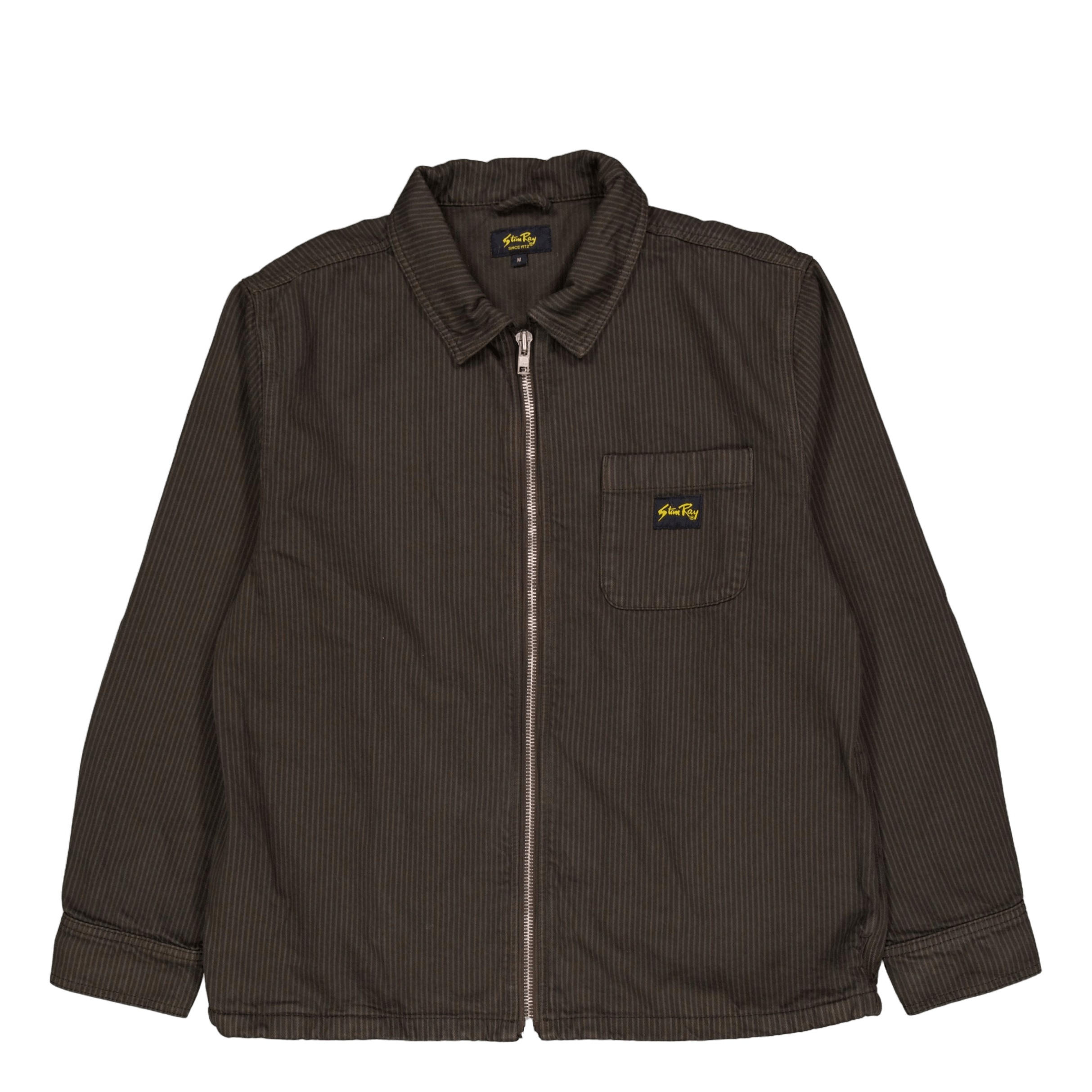 stan ray Zip Shirt Overdyed Charcoal Hickory