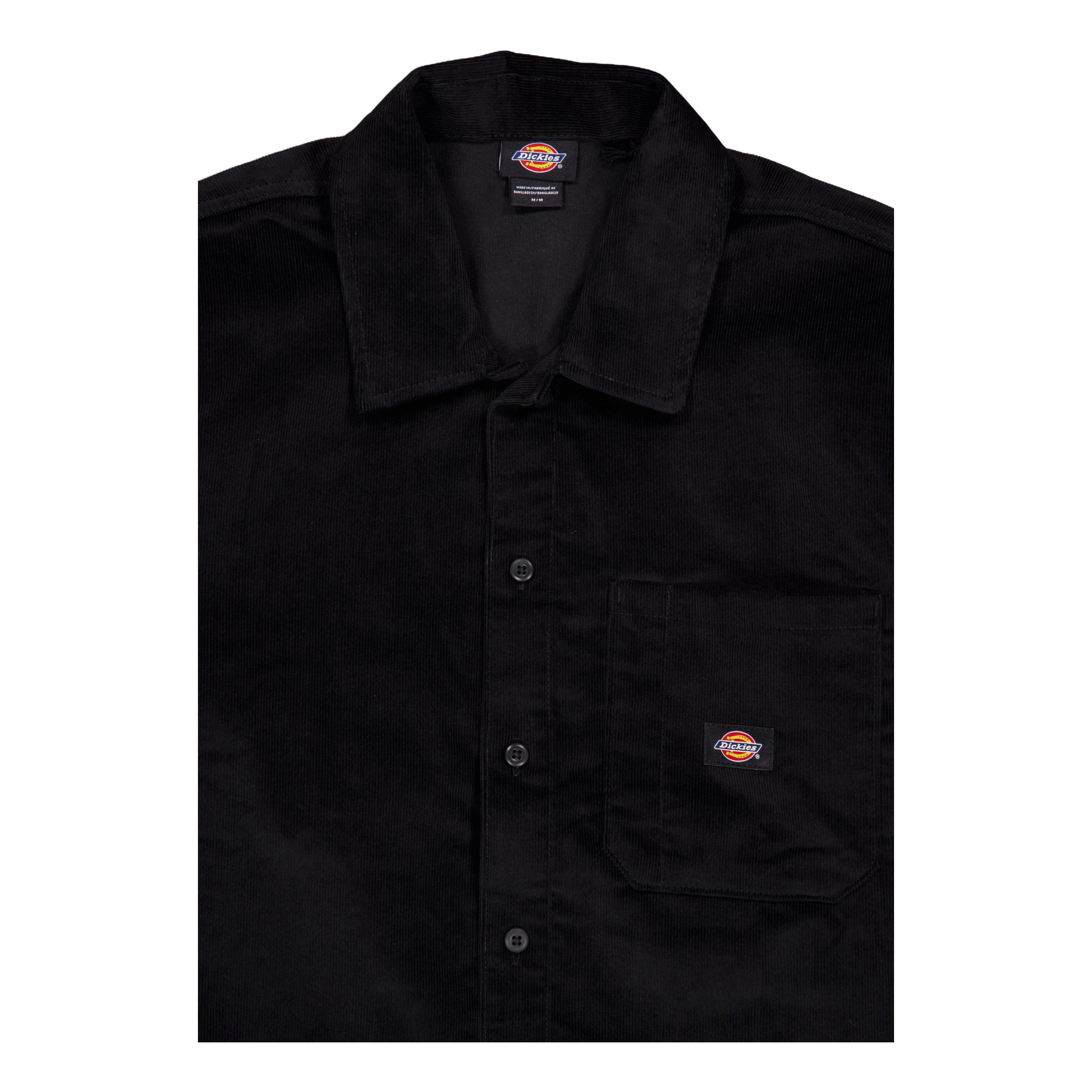 DICKIES Corduroy Shirt Ls Black Black