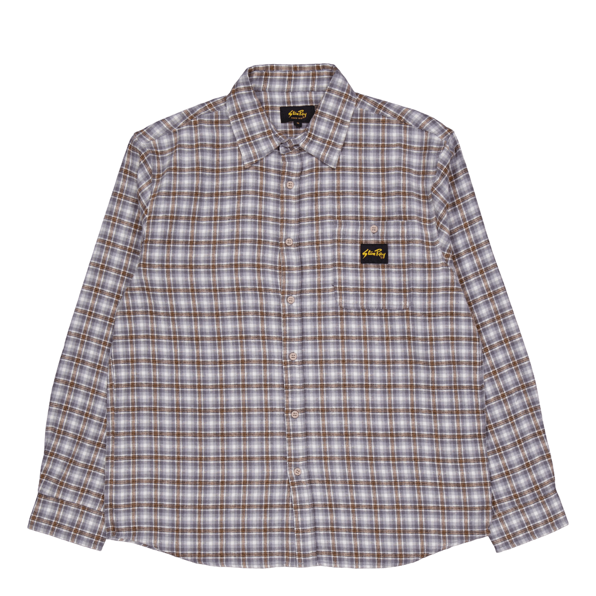 stan ray Flannel Shirt Grey Plaid