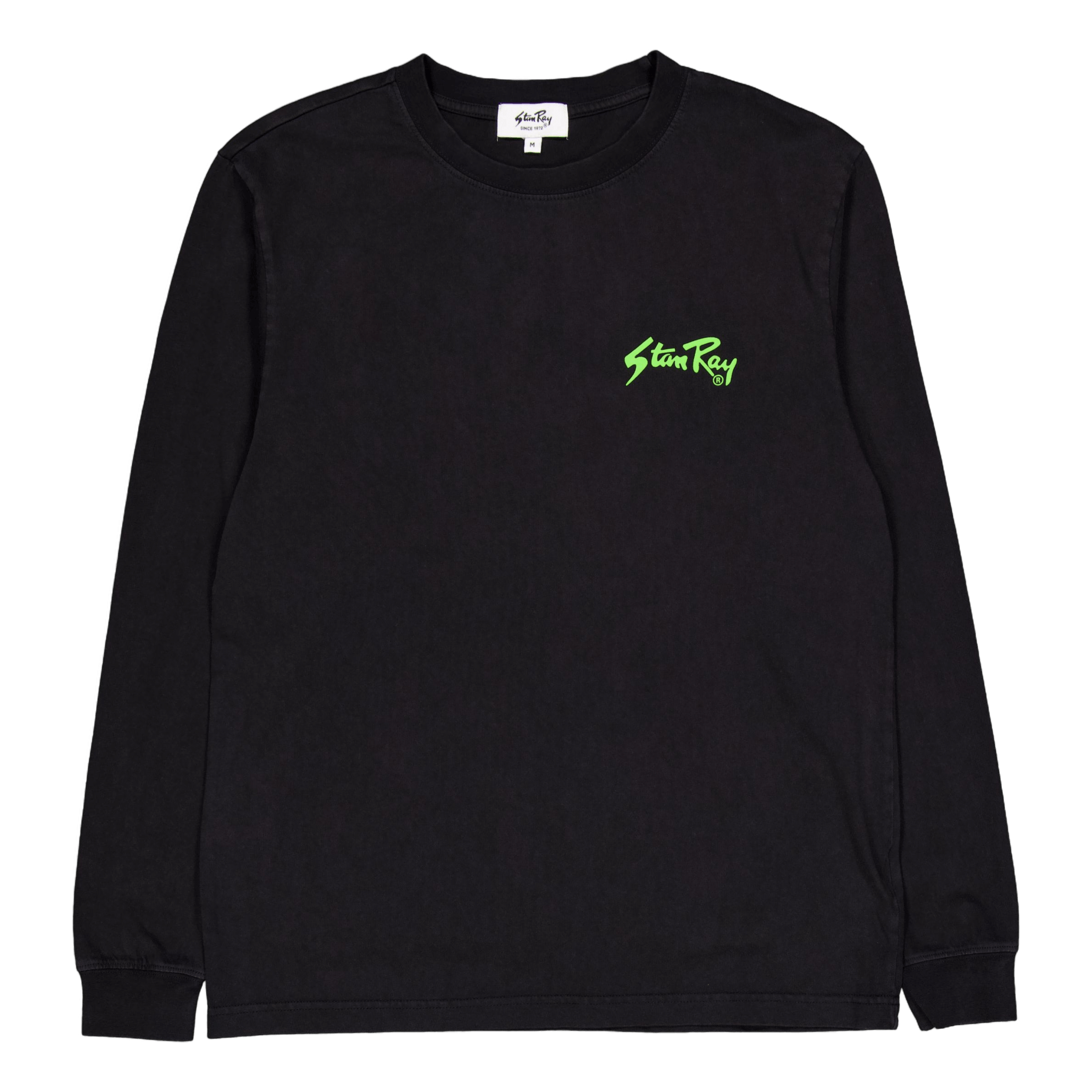 stan ray Stan Og Ls Tee Washed Black / Lime