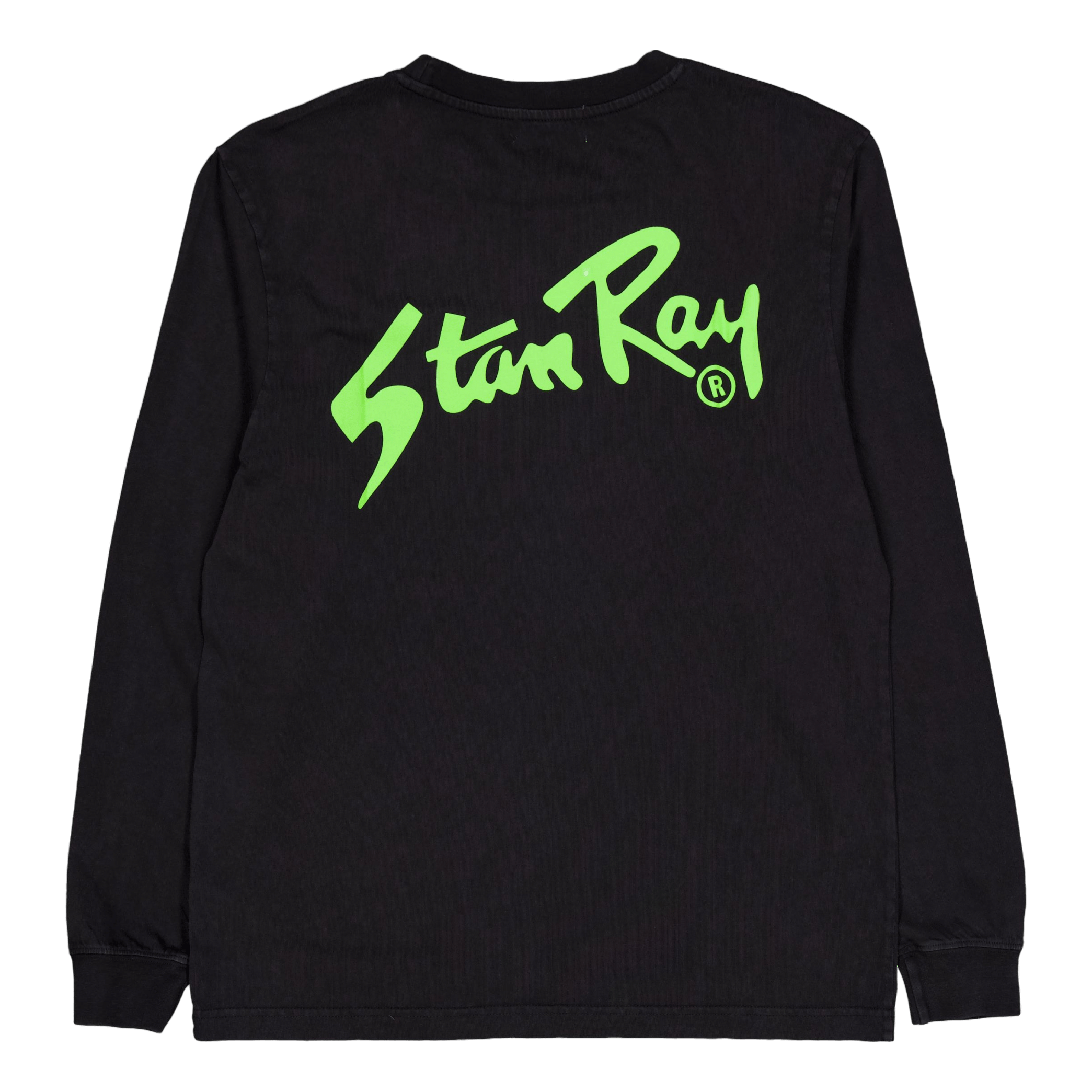 stan ray Stan Og Ls Tee Washed Black / Lime