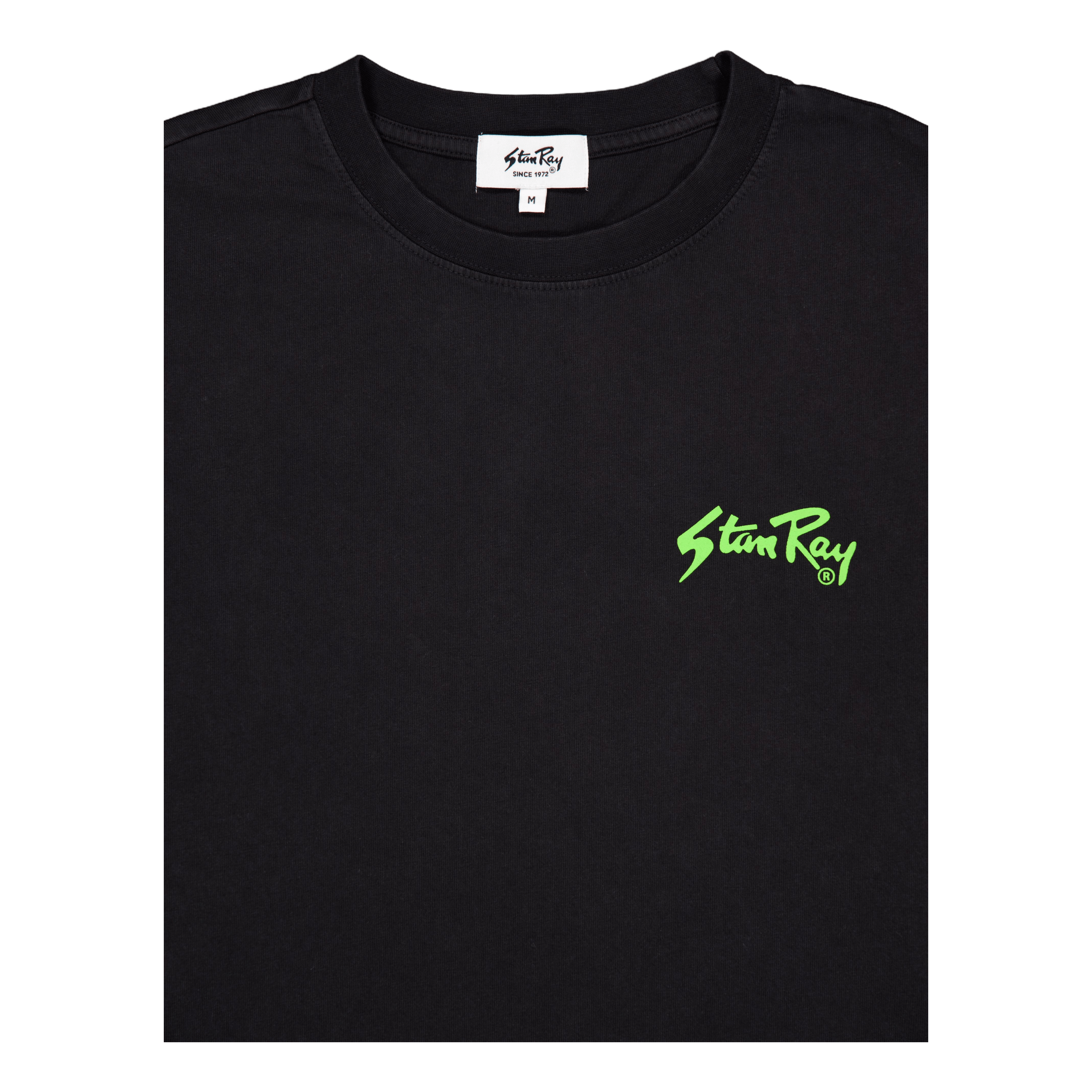stan ray Stan Og Ls Tee Washed Black / Lime
