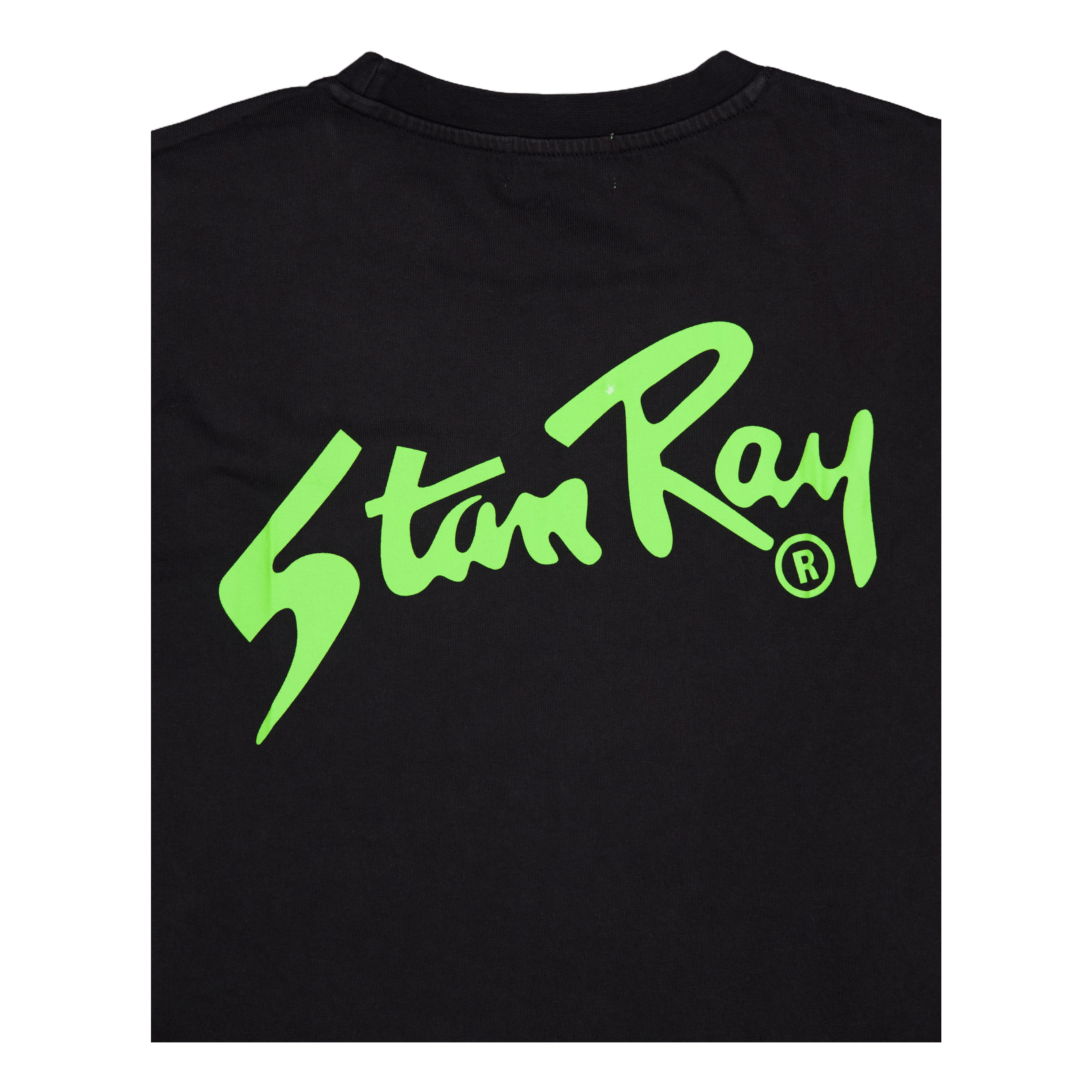 stan ray Stan Og Ls Tee Washed Black / Lime