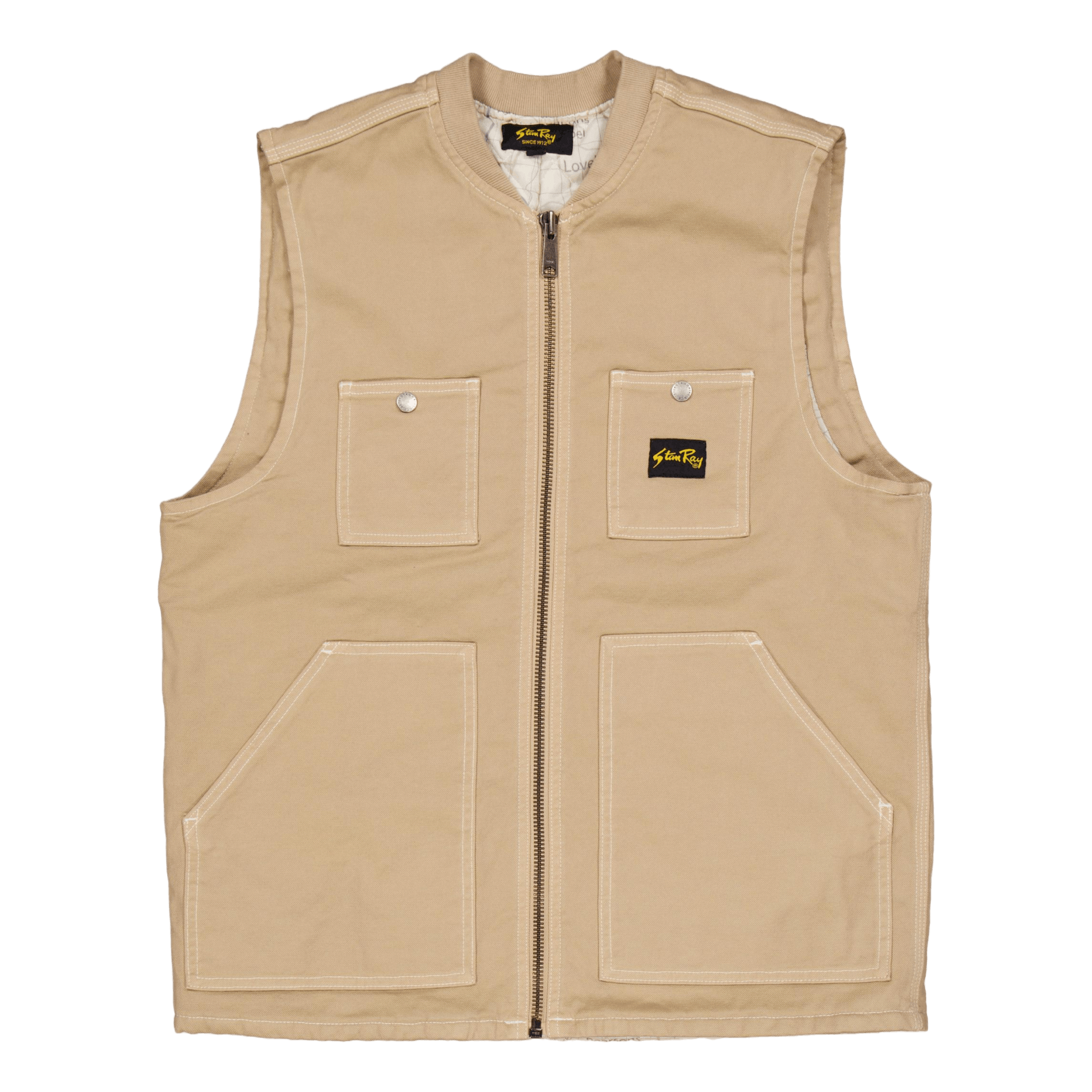 stan ray Pork Chop Vest Antique Khaki Duck