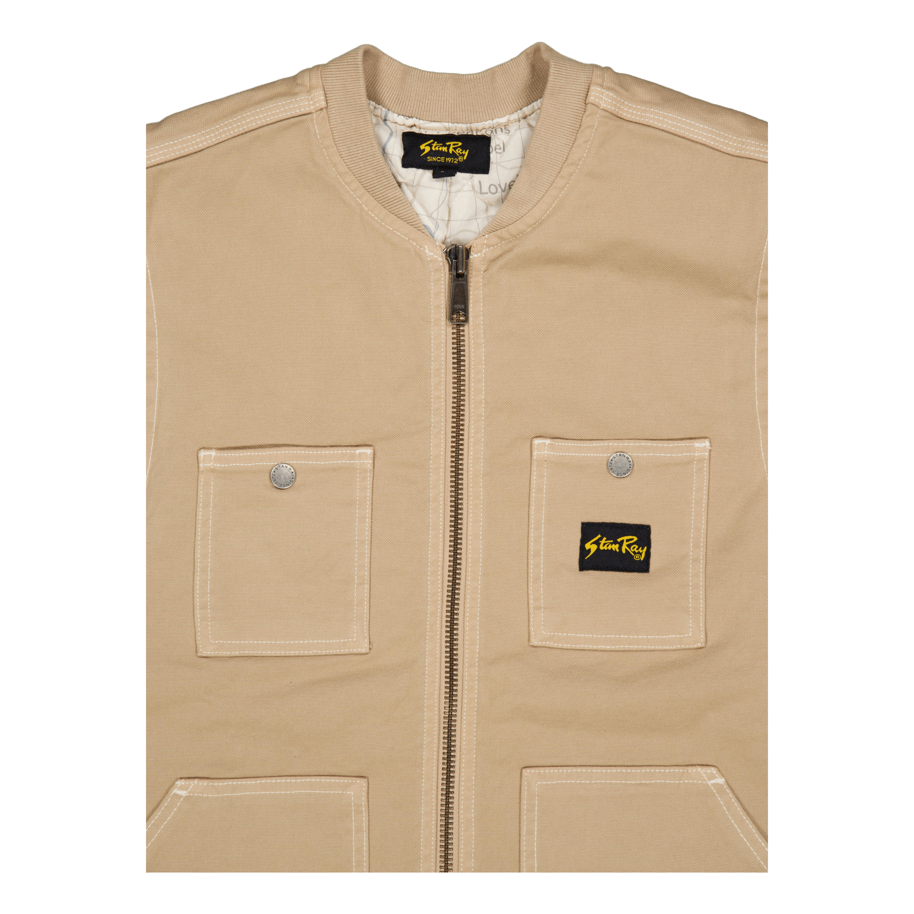 stan ray Pork Chop Vest Antique Khaki Duck